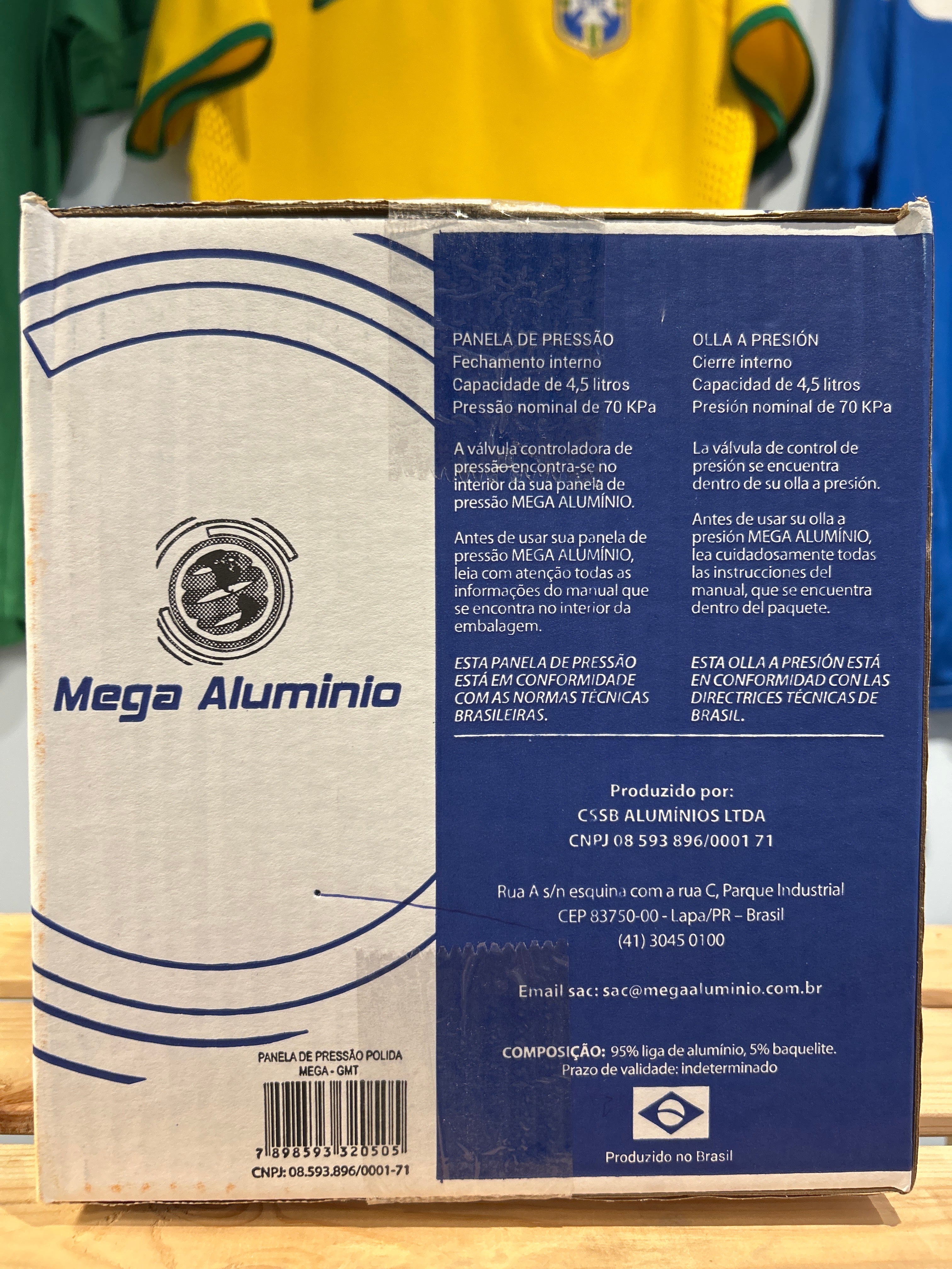 Pressure Cooker - MEGA ALUMINUM - 4.5L