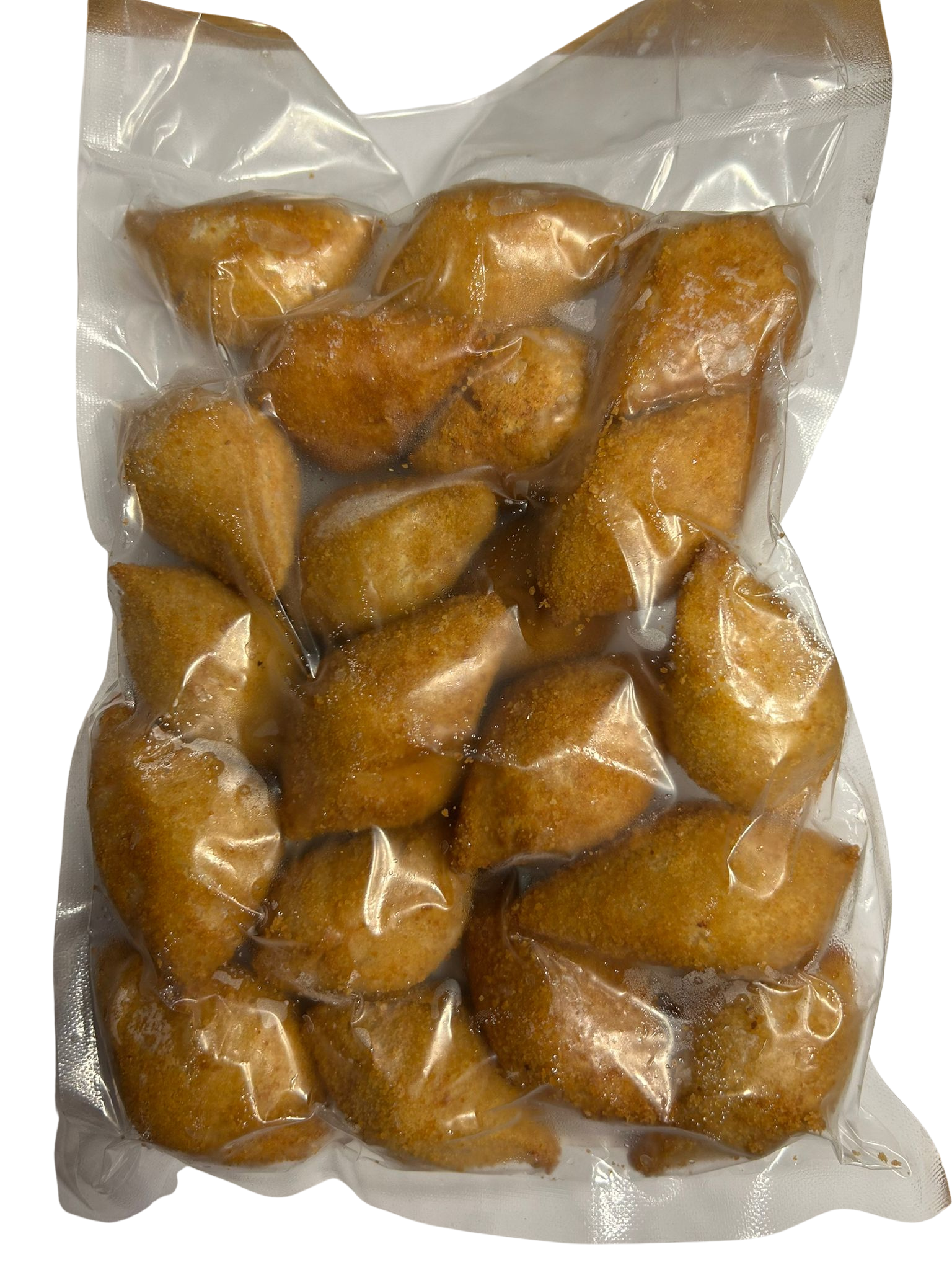 Beignets dorés jambon fromage (Coxinha de jambon et fromage) – frits et surgelés – Paquet moyen – 20 unités de 25 g (500 g)