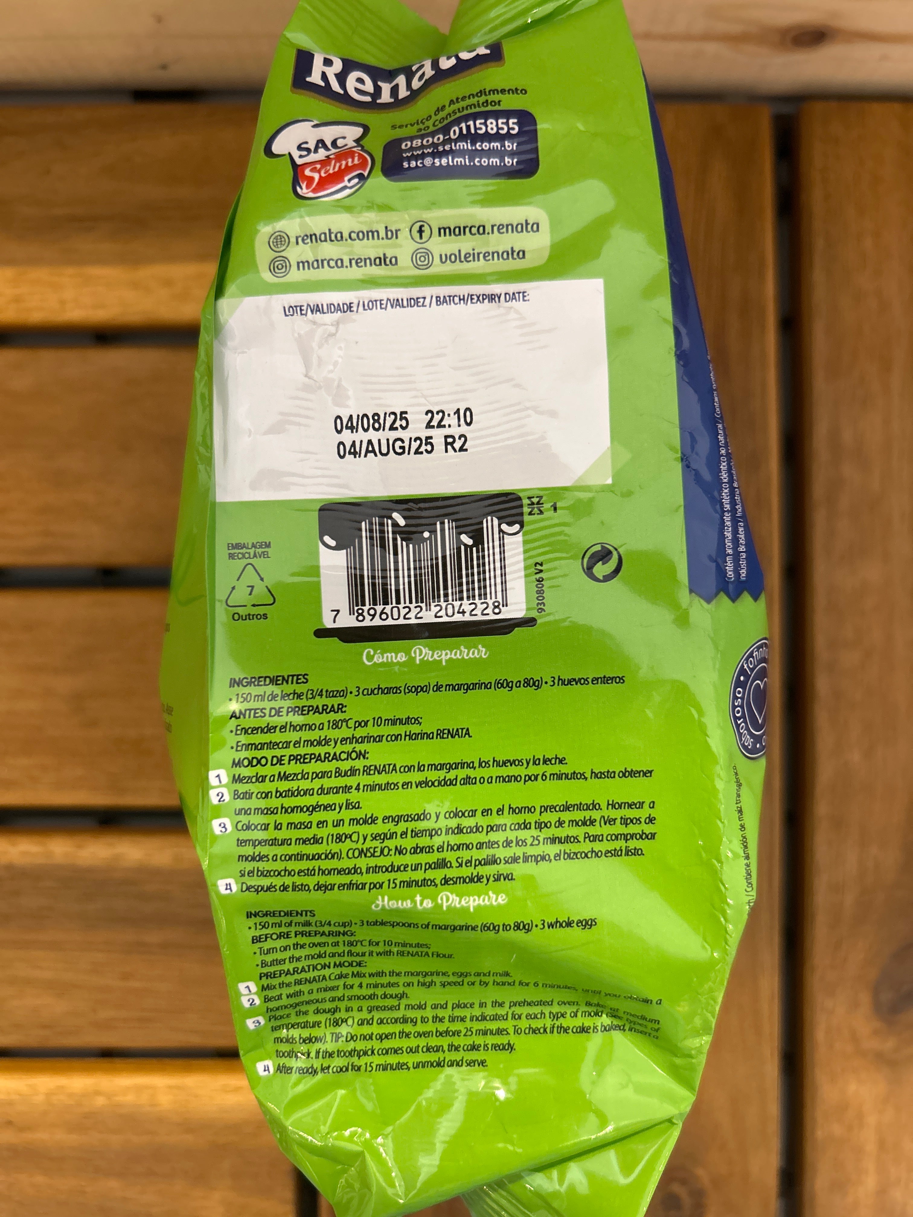 Preparation for Coconut Cake (Coconut Cake Mix) - RENATA - 400g - Promotion