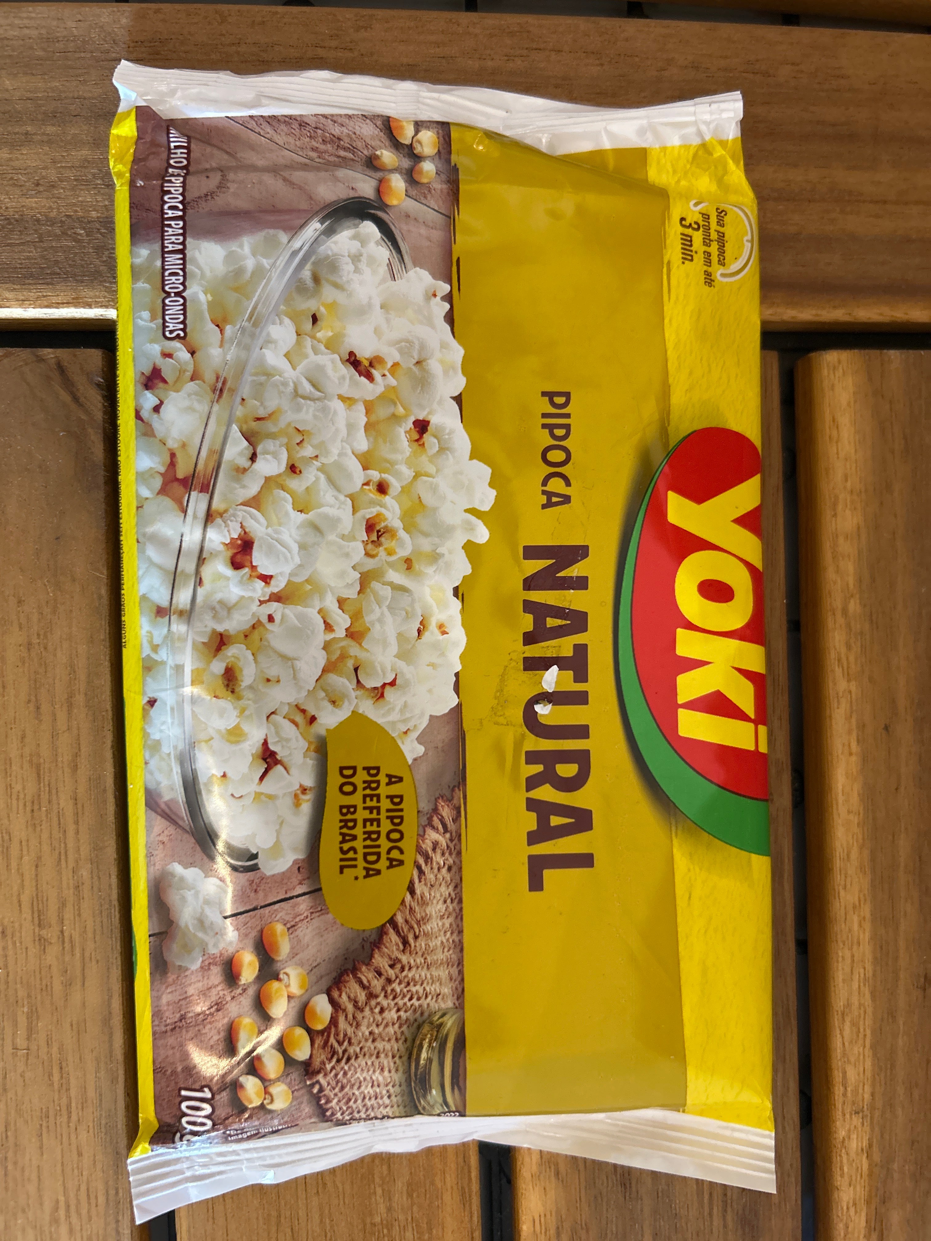 Pop-corn microonde naturale (Pipoca per Microonde Naturale) - YOKI - 100g