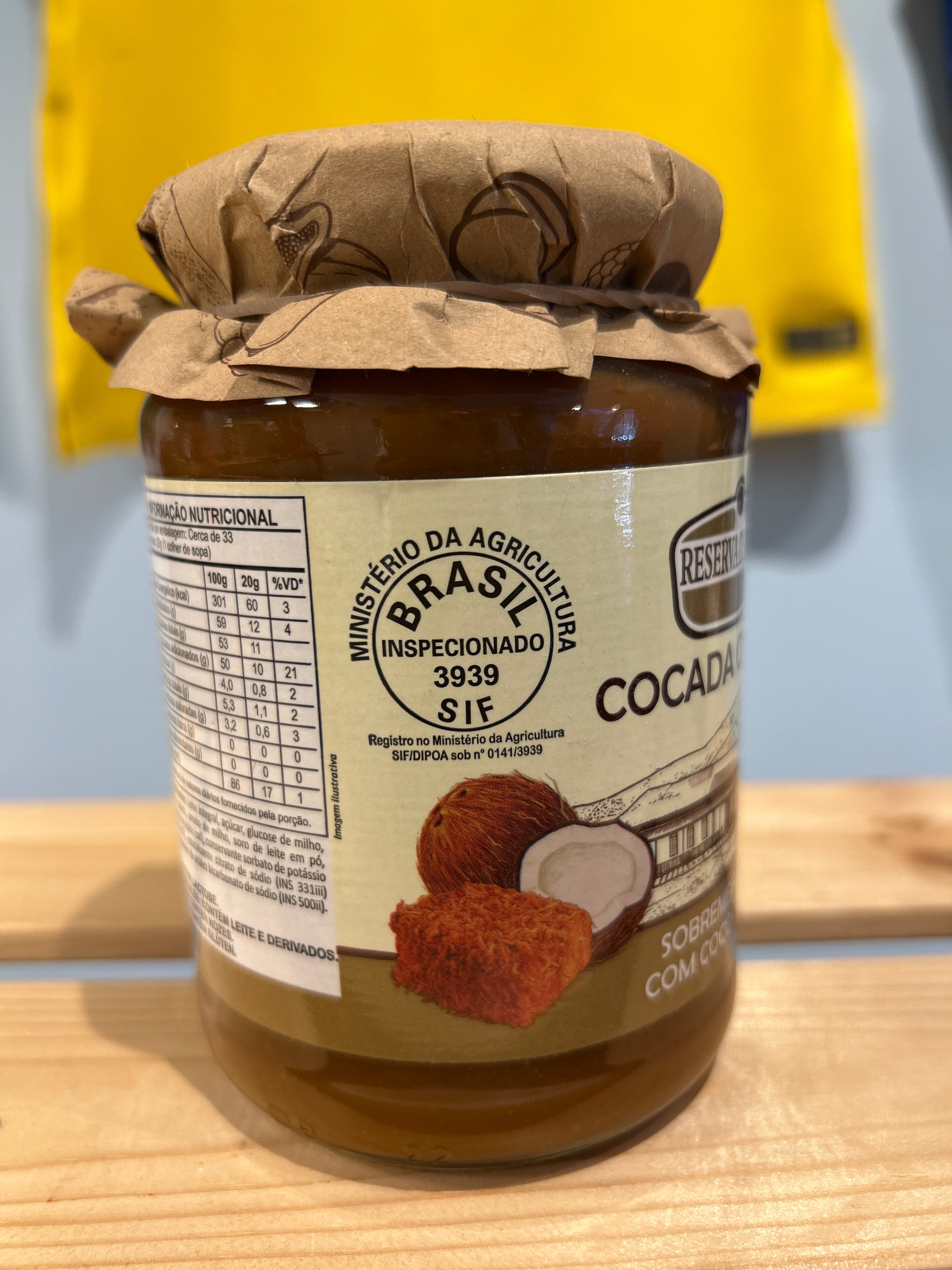 Dessert à la Noix de Coco Brûlée (Cocada Cremosa Morena) - RESERVA DE MINAS - 650g