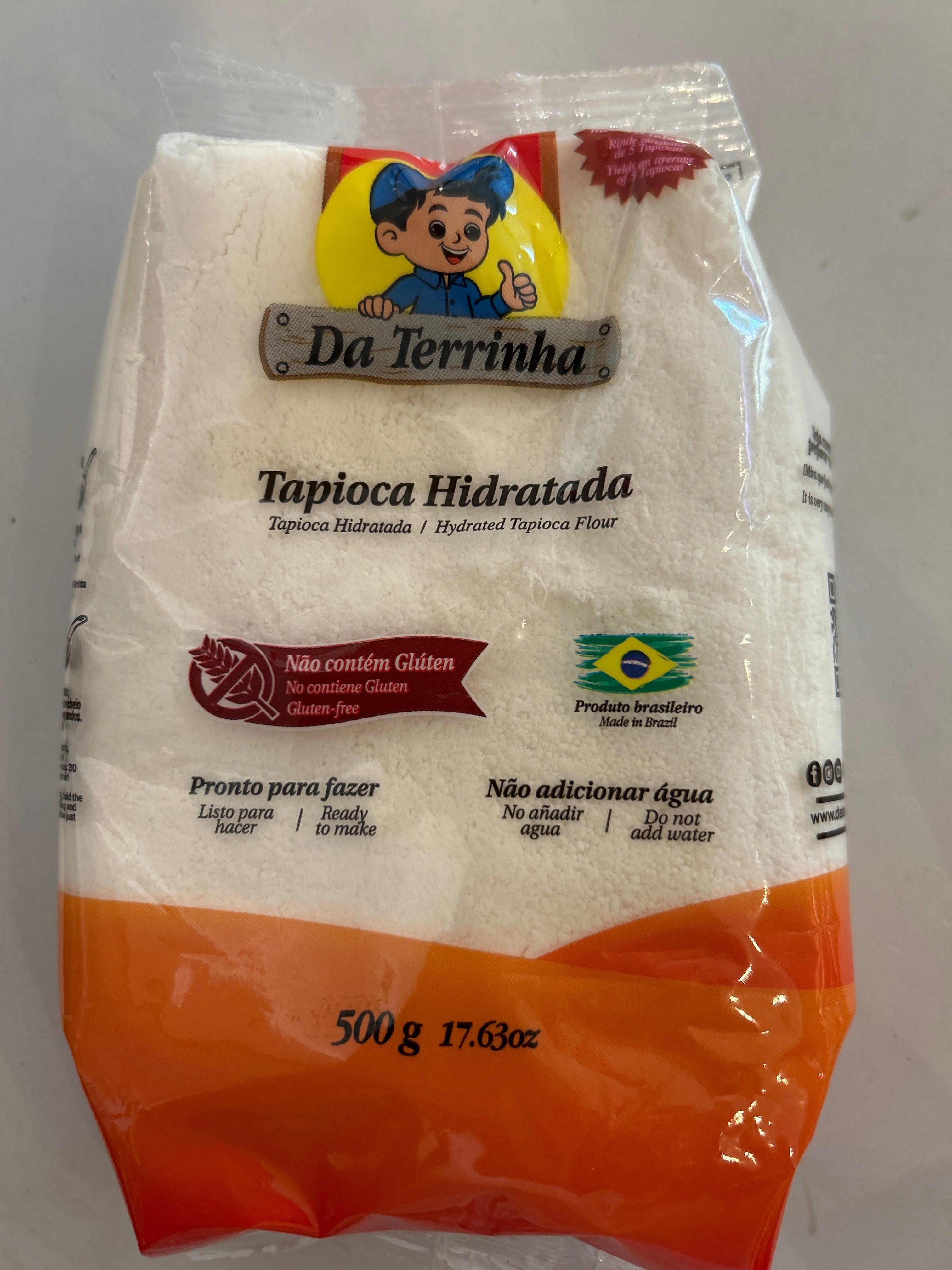 Combo - Tapioca Idratata DA TERRINHA - 500g - Acquista 3 unità e ricevi il 10% di sconto