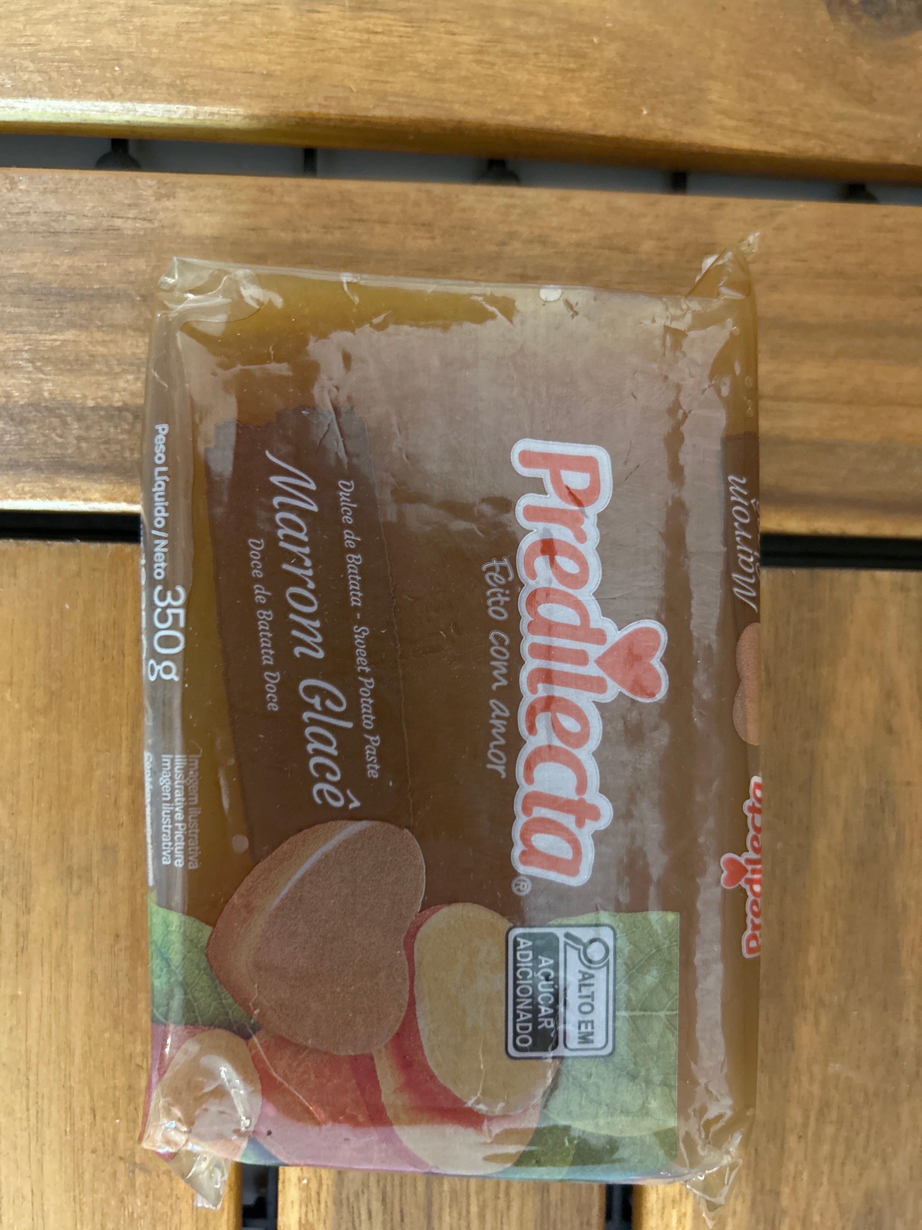 Sweet Potato Fruit Paste Block (Marrom Glacê Block) - PREDILECTA - 350g