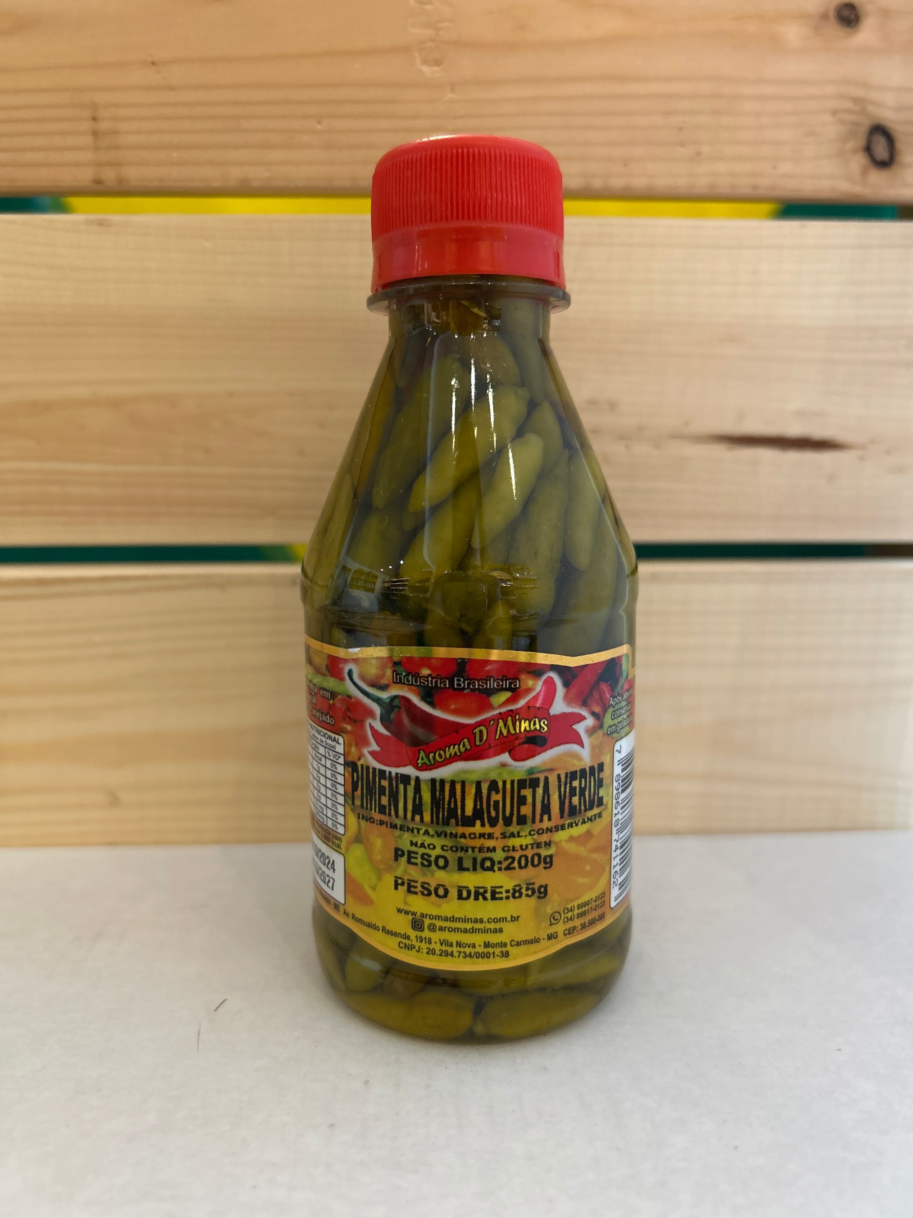 Green Malagueta Peppers (Pimenta Malagueta Verde) - AROMA DE MINAS - 85g