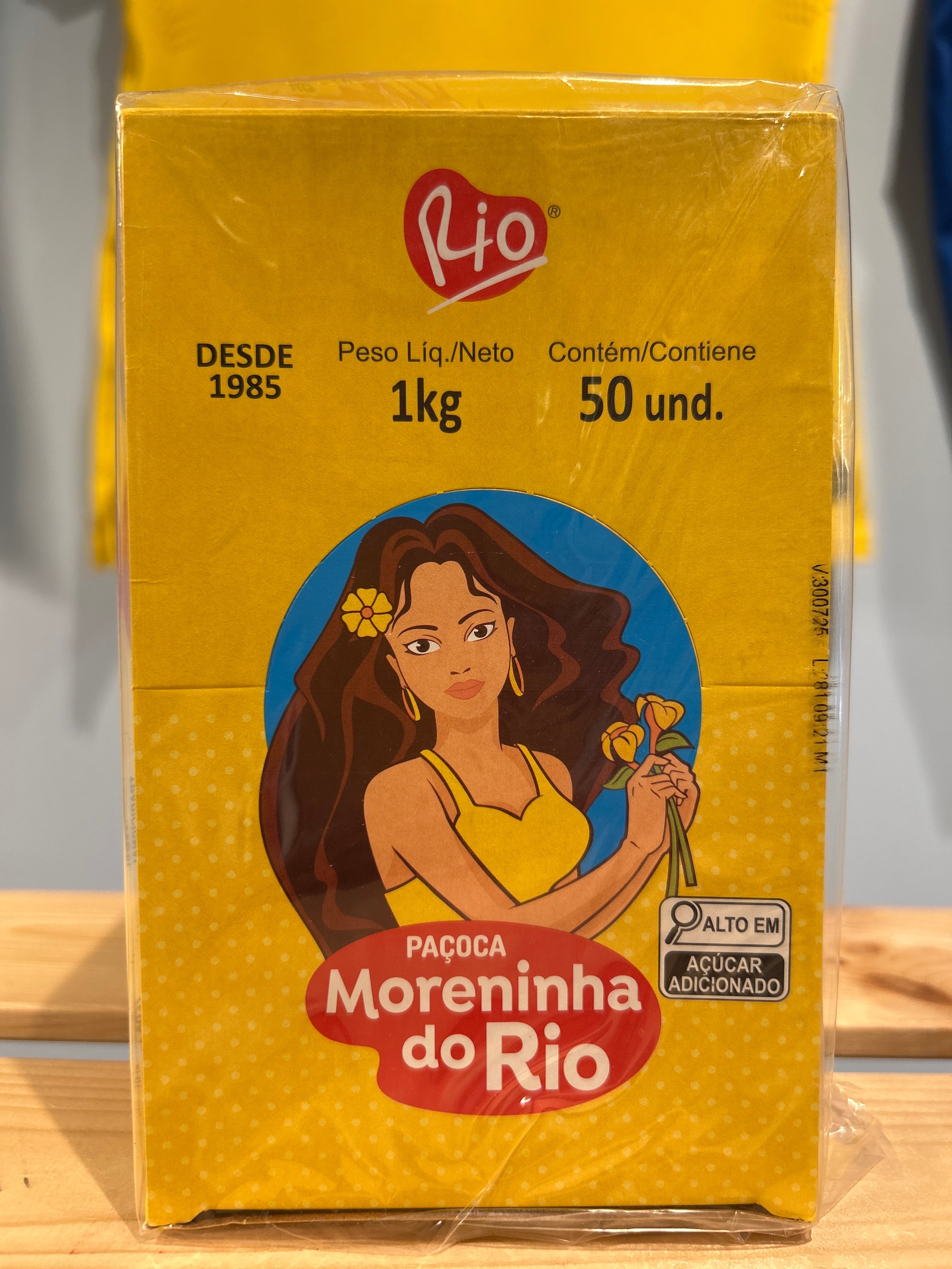 Dolcezza polvere di arachidi forma rettangolare (Paçoca Quadrada) - MORENINHA DO RIO - 1kg