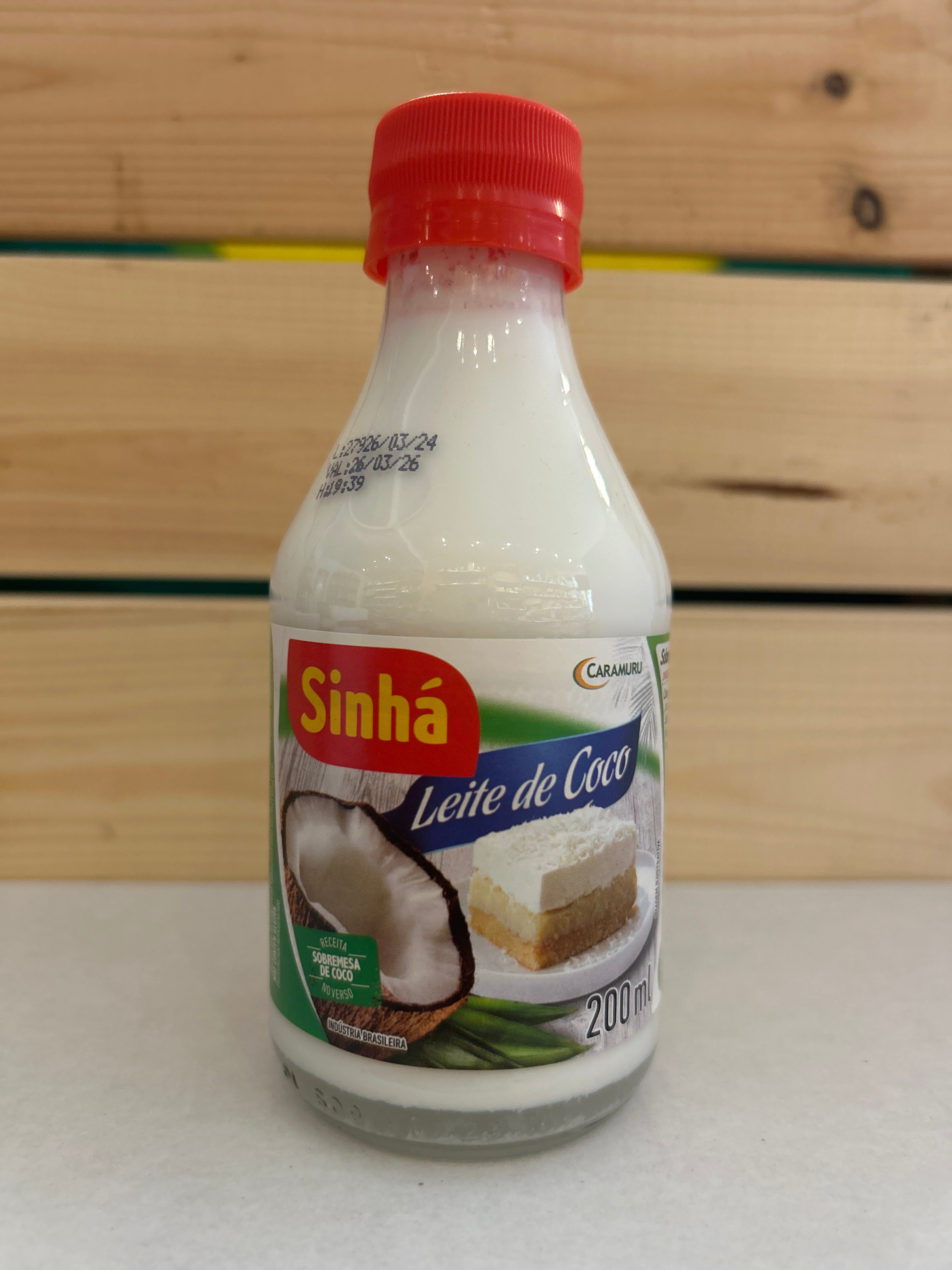 Lait de coco (Leite de Coco) - Sinhá - 200ml