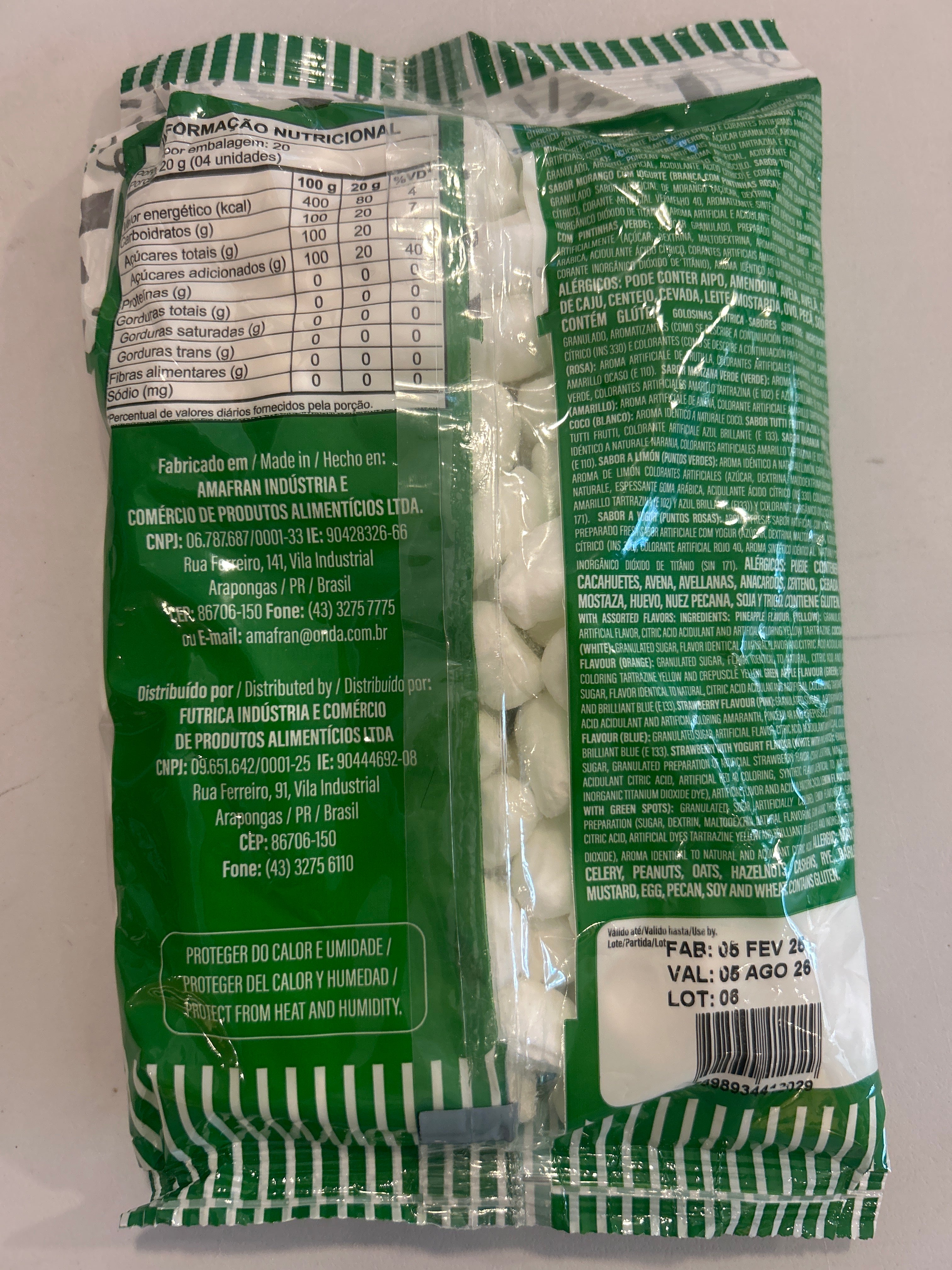 Bonbons à la noix de coco (Bala de Coco) - FUTRICA - 400g