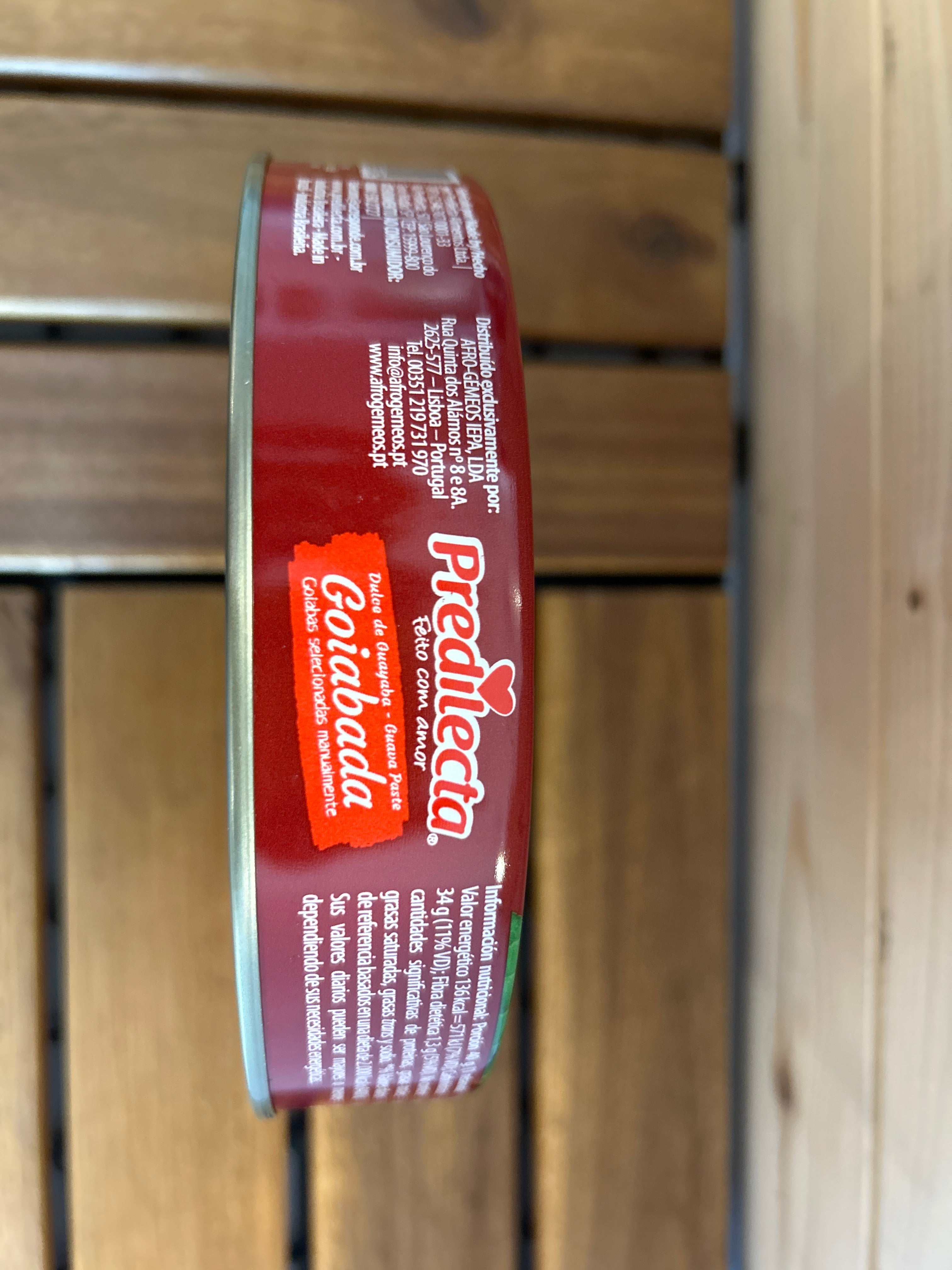 Pasta di Frutta alla Guava in scatola (Goiabada Lata) - PREDILECTA - 600g