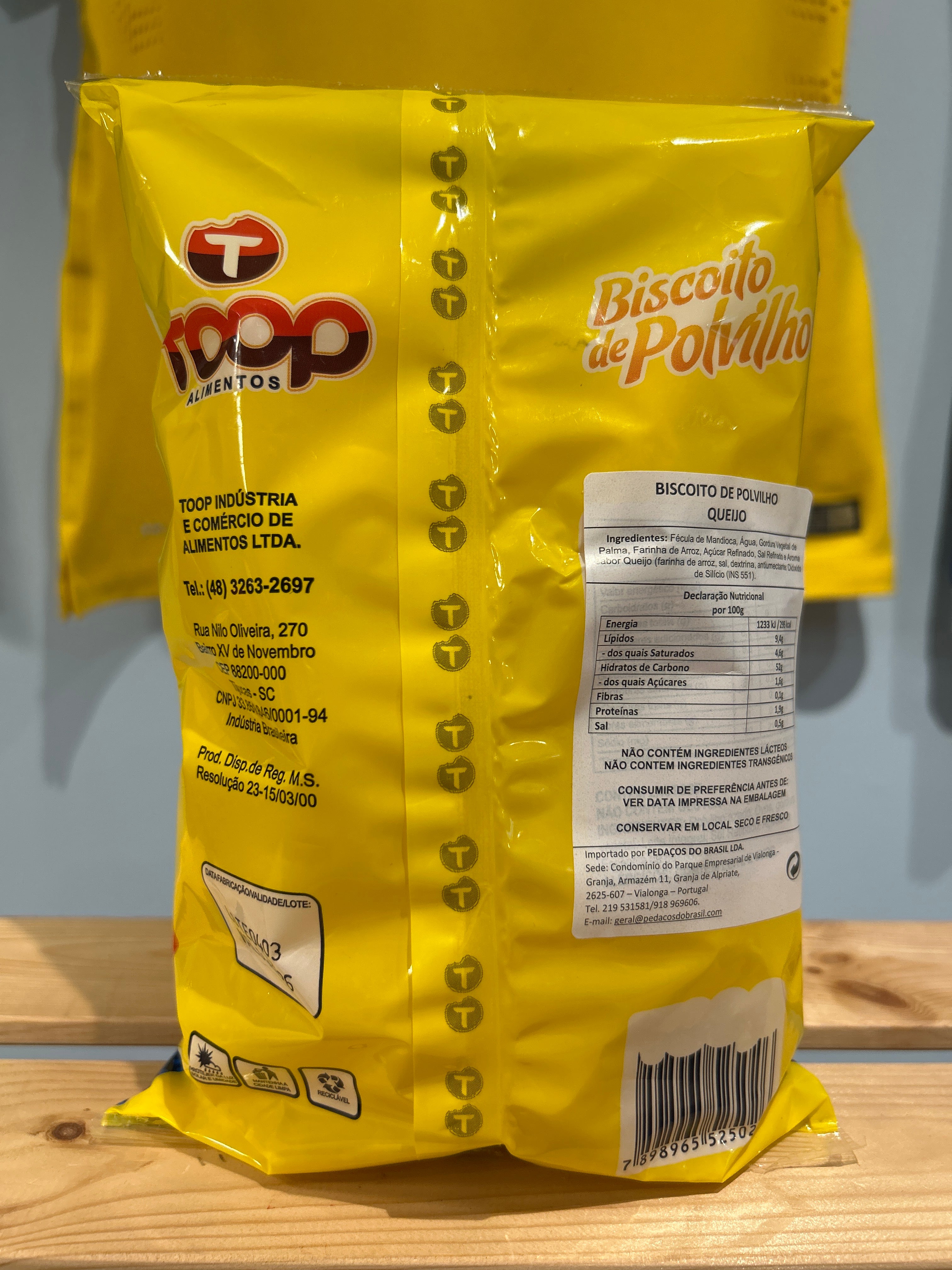 Saveur fromage manioc farine biscuit (Cheese Tapioca Biscuit) - TOOP - 80g