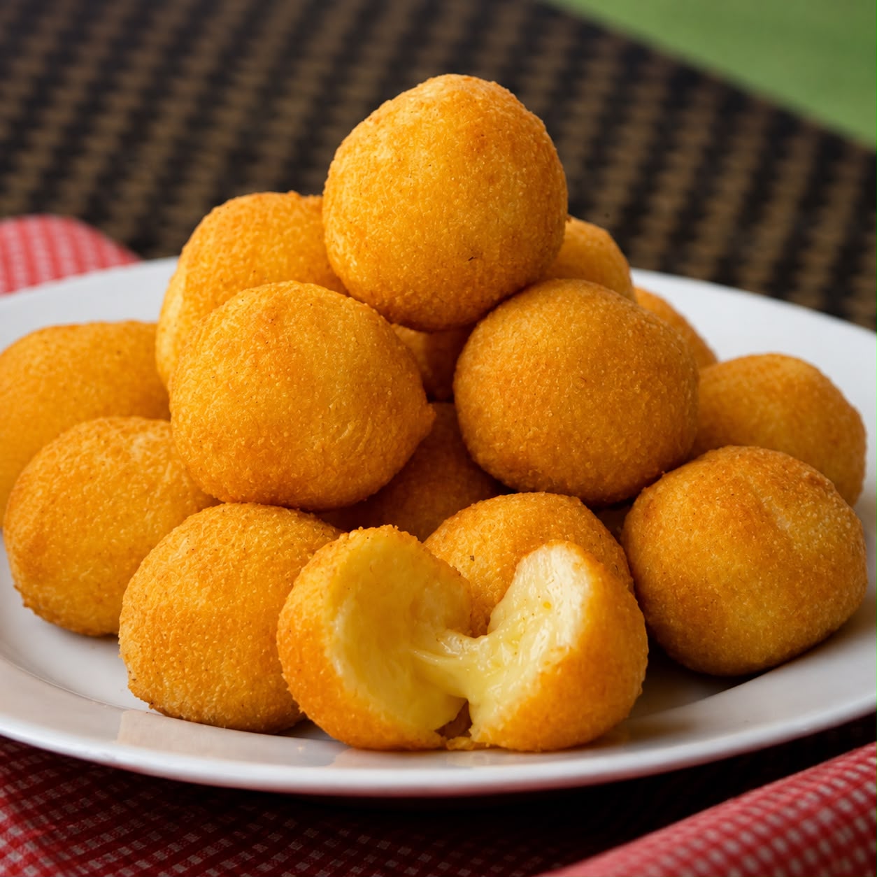 Cheese bites (Bolinha de Queijo) – fried and frozen – Pack of 2 – 20 units of 25 g (500 g)