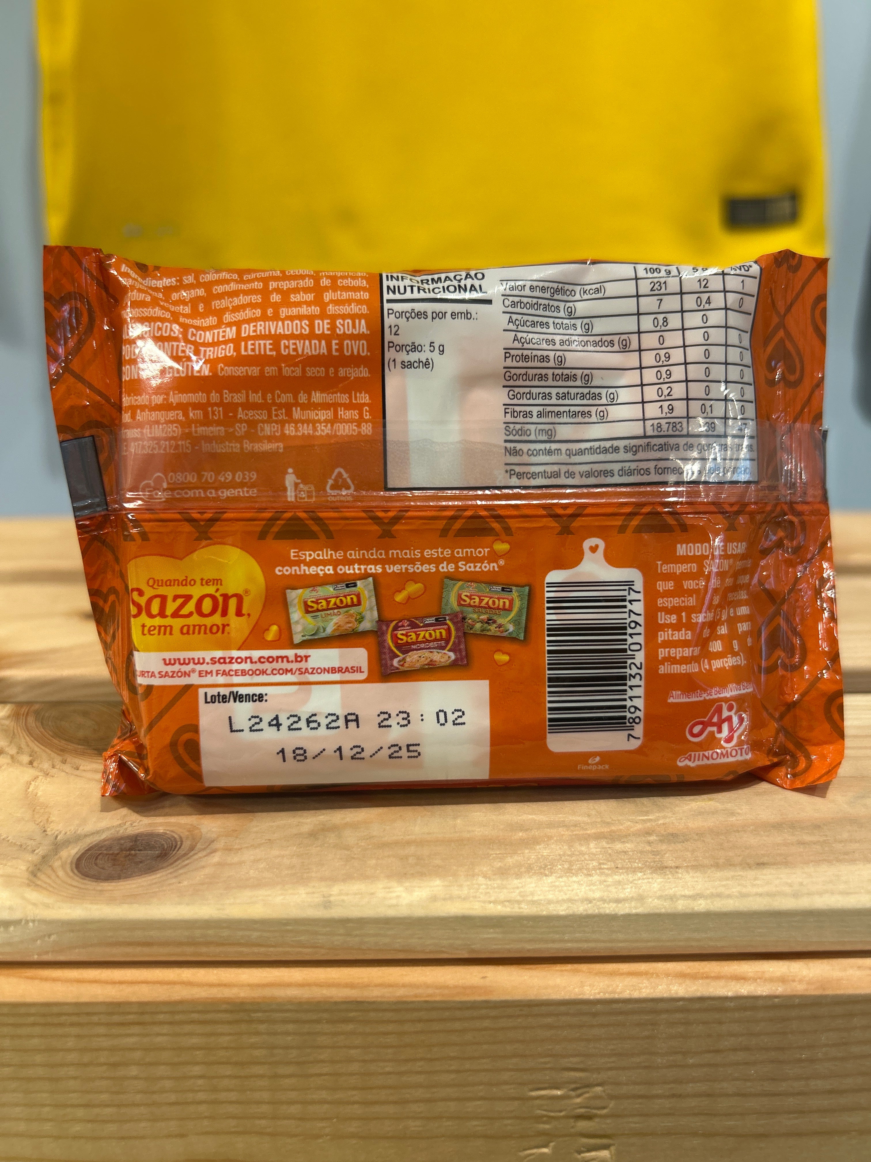 Seasoning for pasta (Pasta Seasoning) - SAZÓN - 60g