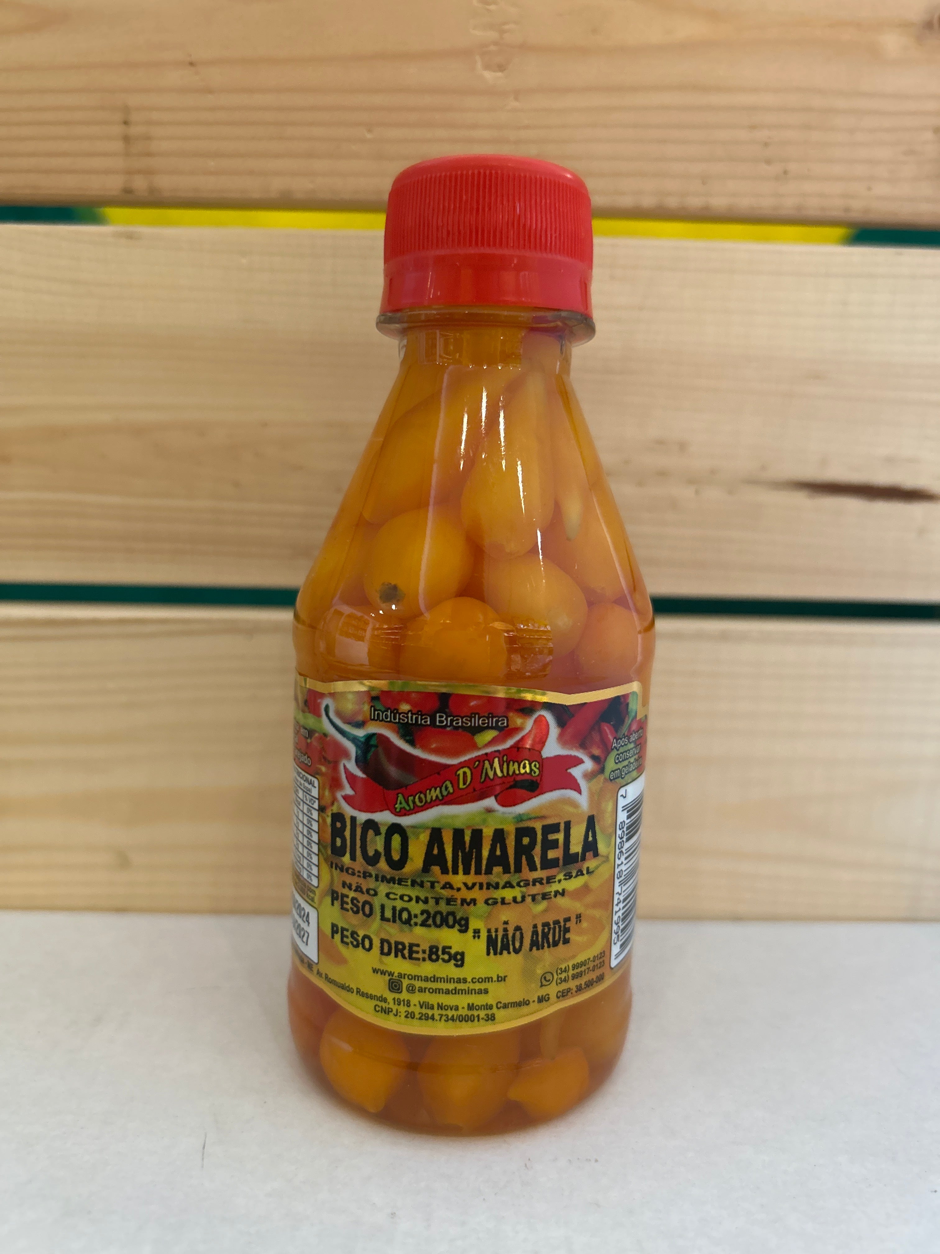 Pimenti Biquinho Giallo (Pimenta Biquinho Amarela) - AROMA DI MINAS - 85g