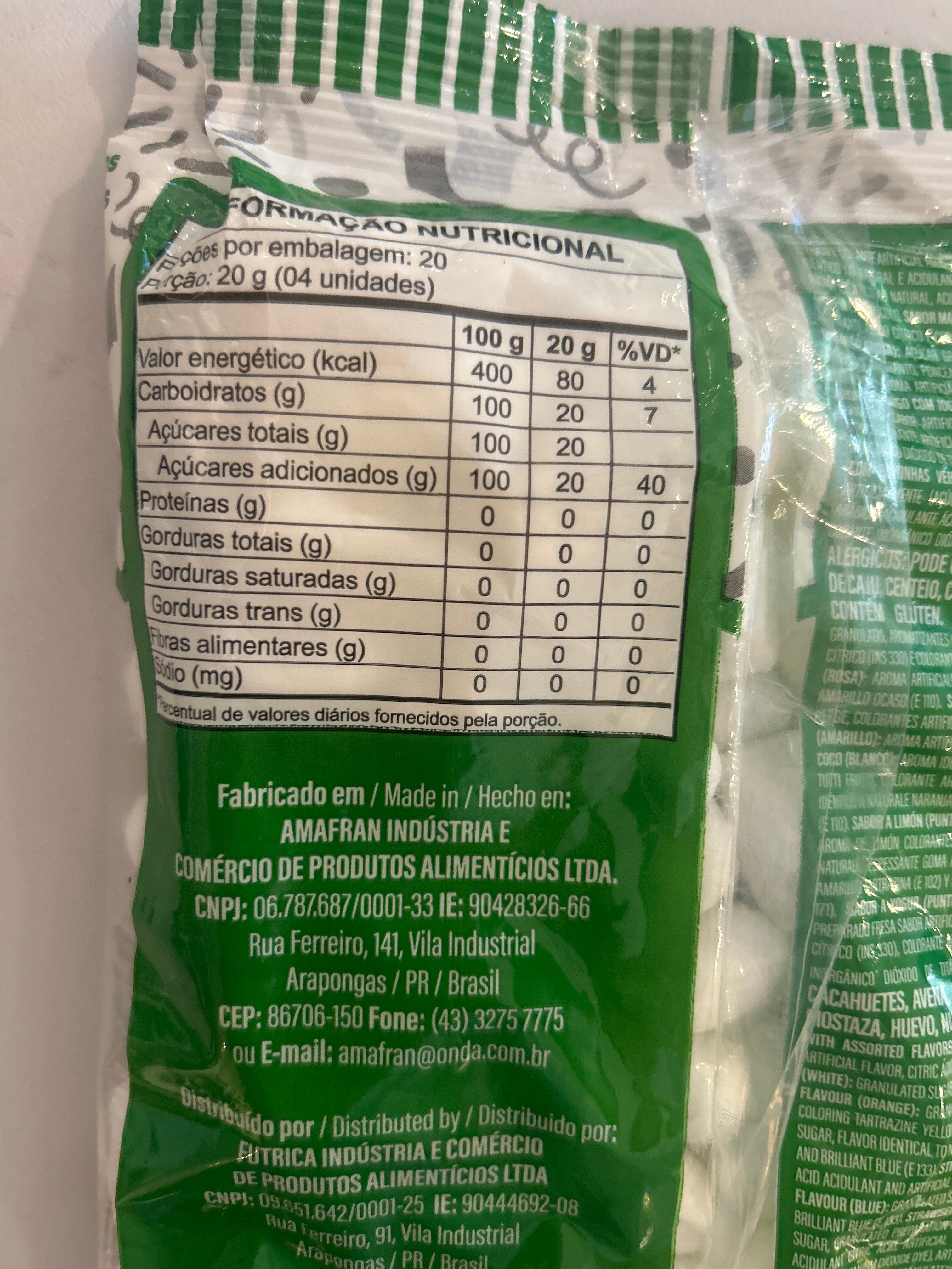 Bonbons à la noix de coco (Bala de Coco) - FUTRICA - 400g