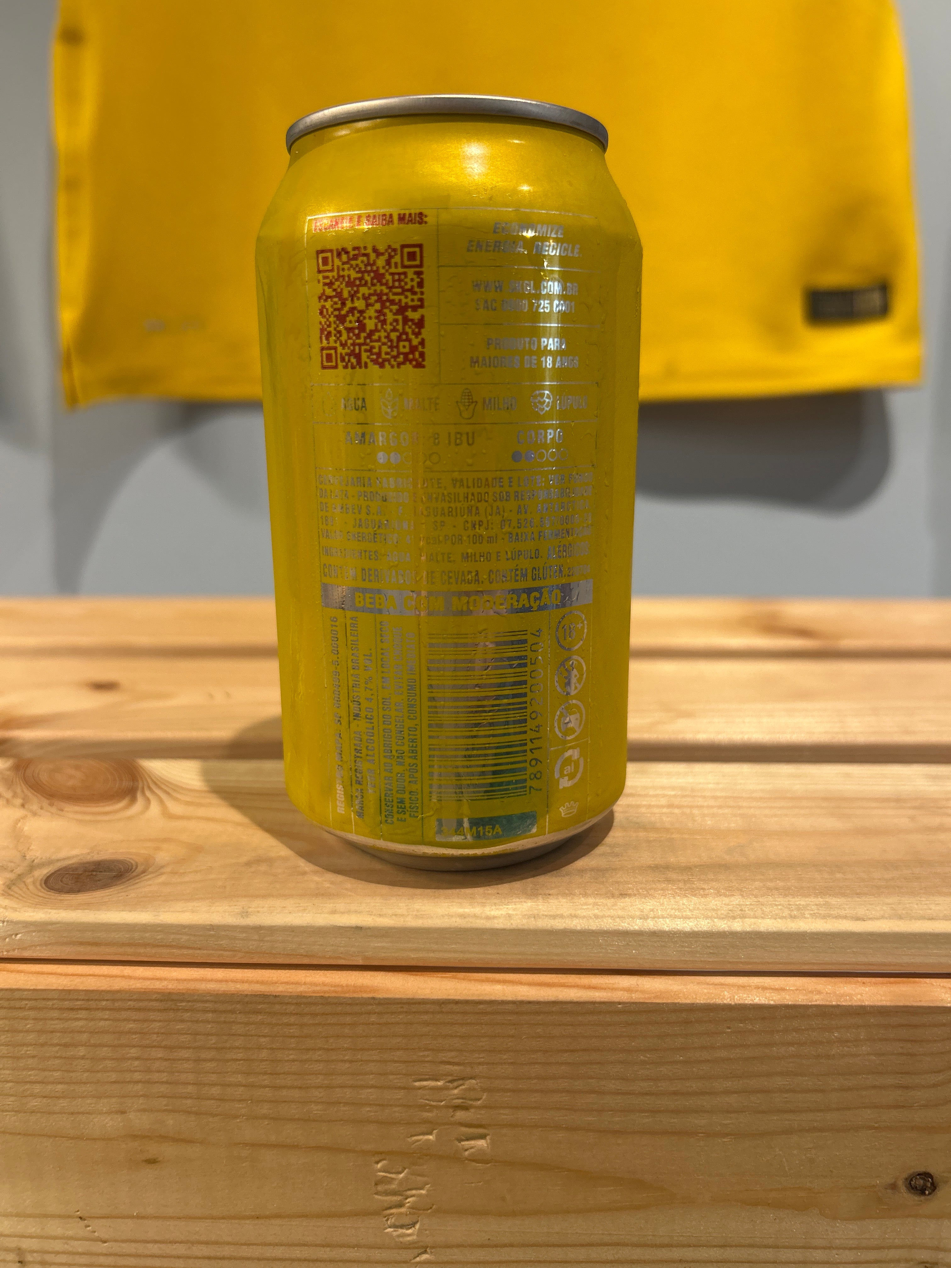 (Traditional Brazilian beer) SKOL Beer - 350ml
