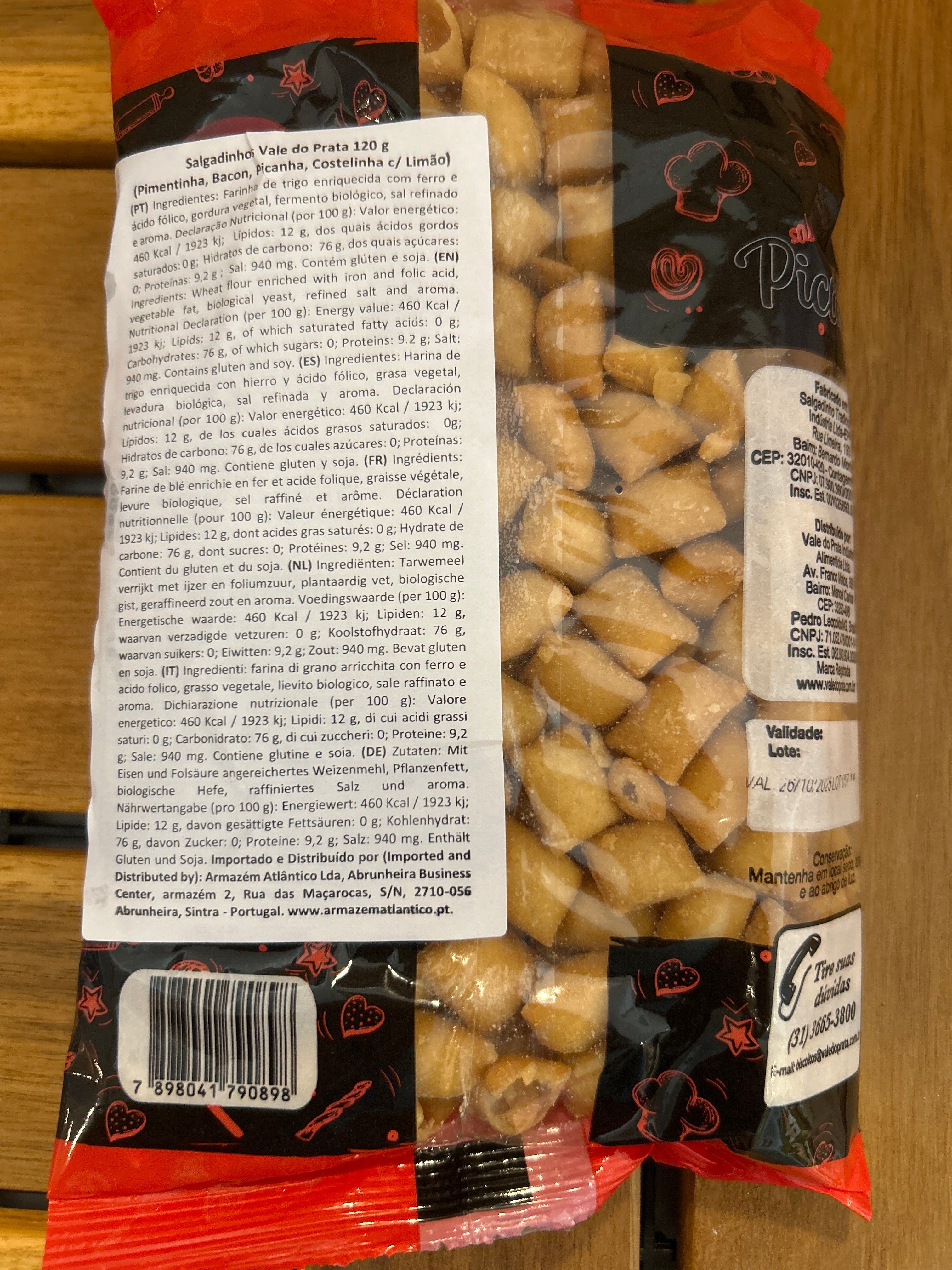 Snack saveur Picanha (Salgadinho saveur picanha) - VALE DO PRATA - 120g