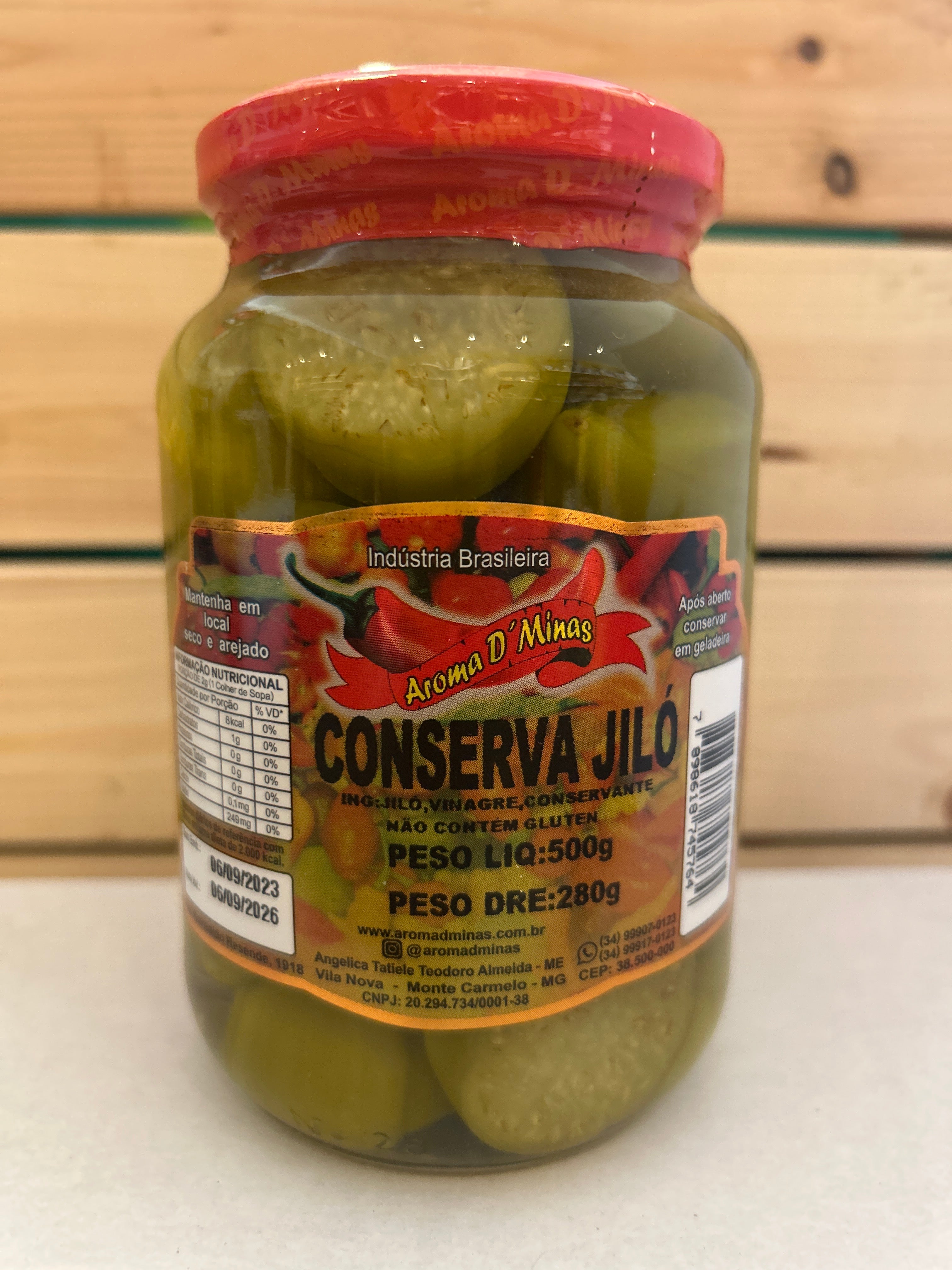 Jilo en pot (Jilo em Conserva) - AROMA DE MINAS - 280g