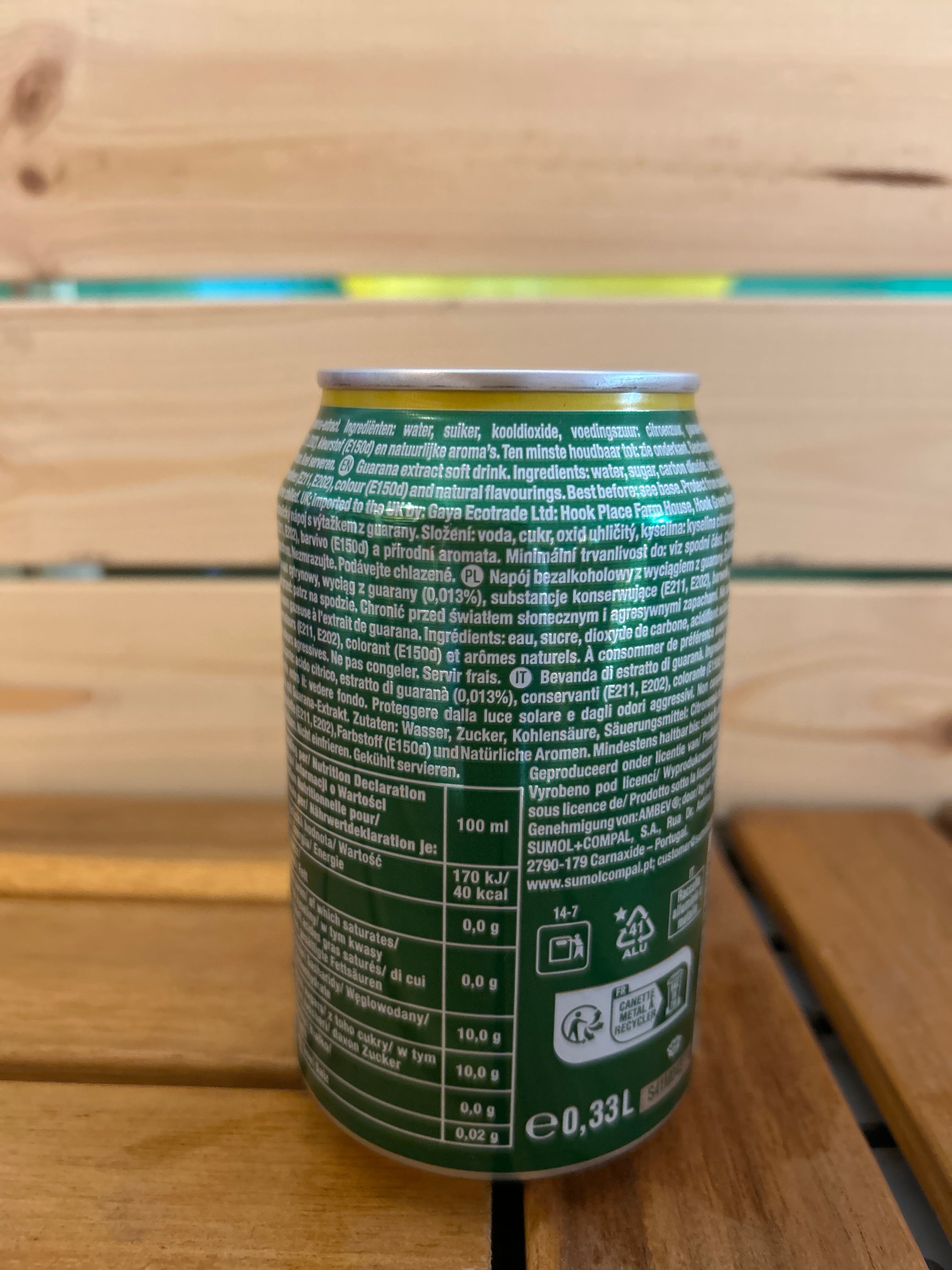 Soda brasiliana al Guaranà (Guaranà Antarctica) - 330ml