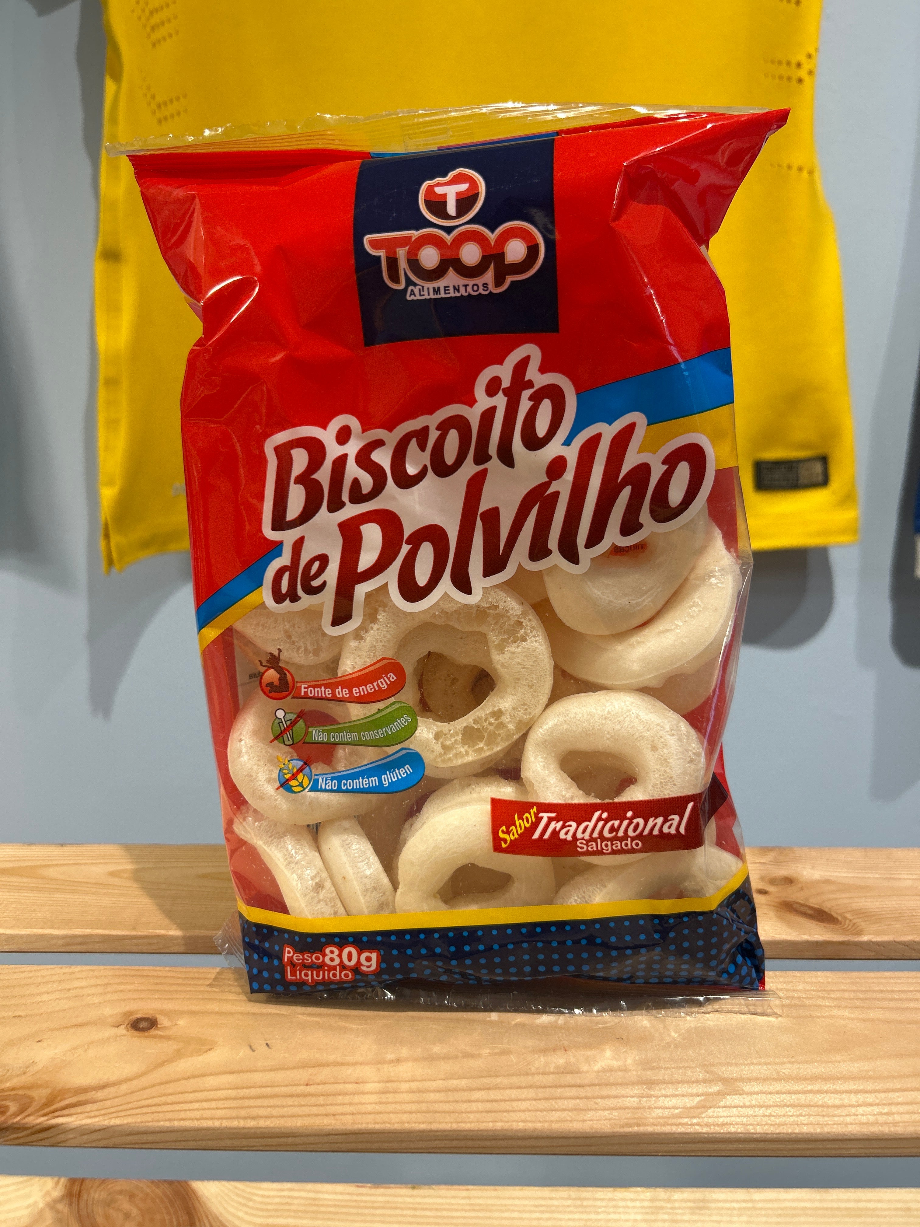 Traditional cassava flour biscuit (Traditional Polvilho Biscuit) - TOOP - 80g