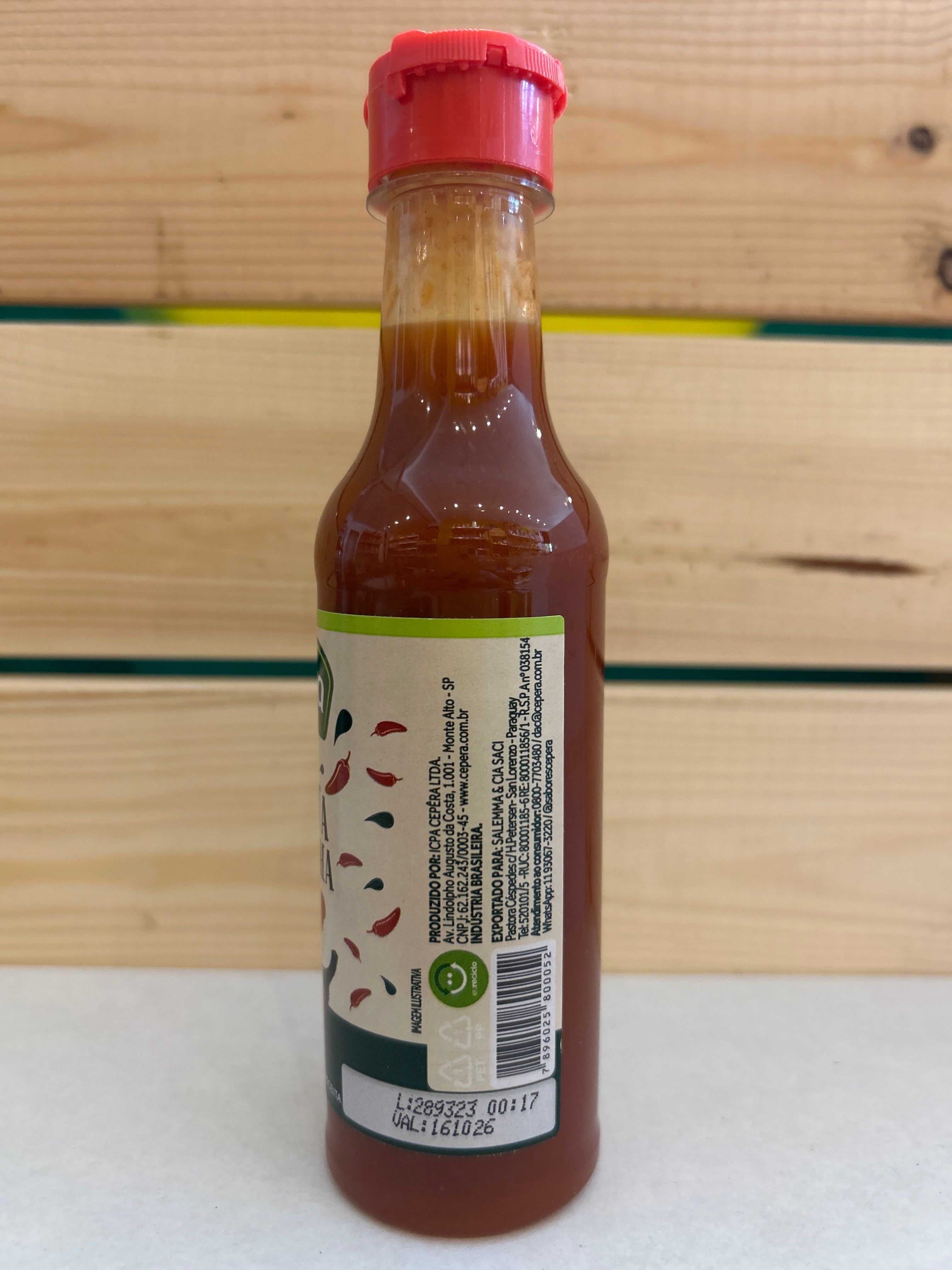 Sauce Piment Rouge (Molho de Pimenta Vermelha) - CEPÊRA - 150ml