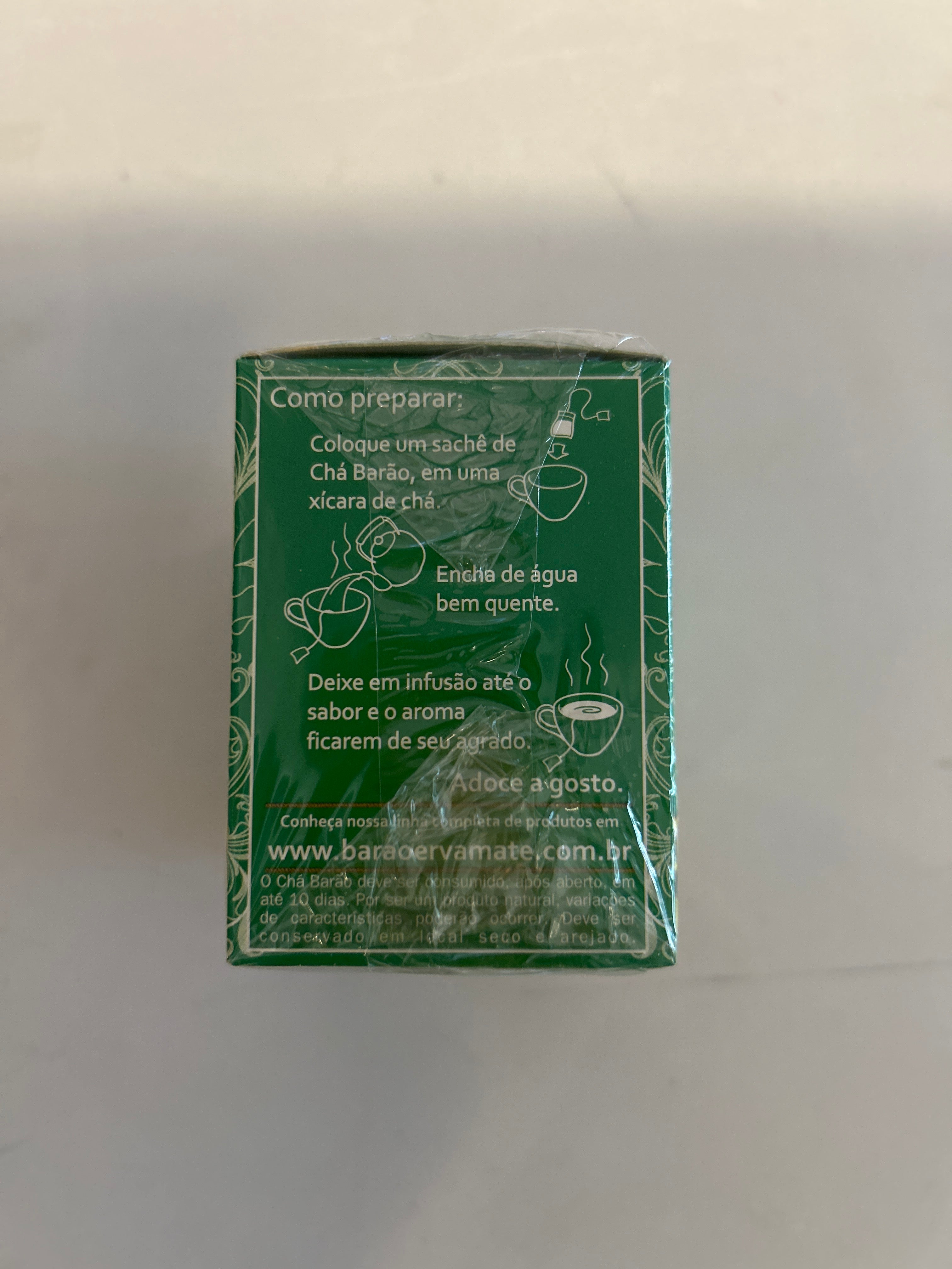Combo - Fennel Tea - BARÃO - Contains 10 tea bags - Buy 3 units and get 10% off