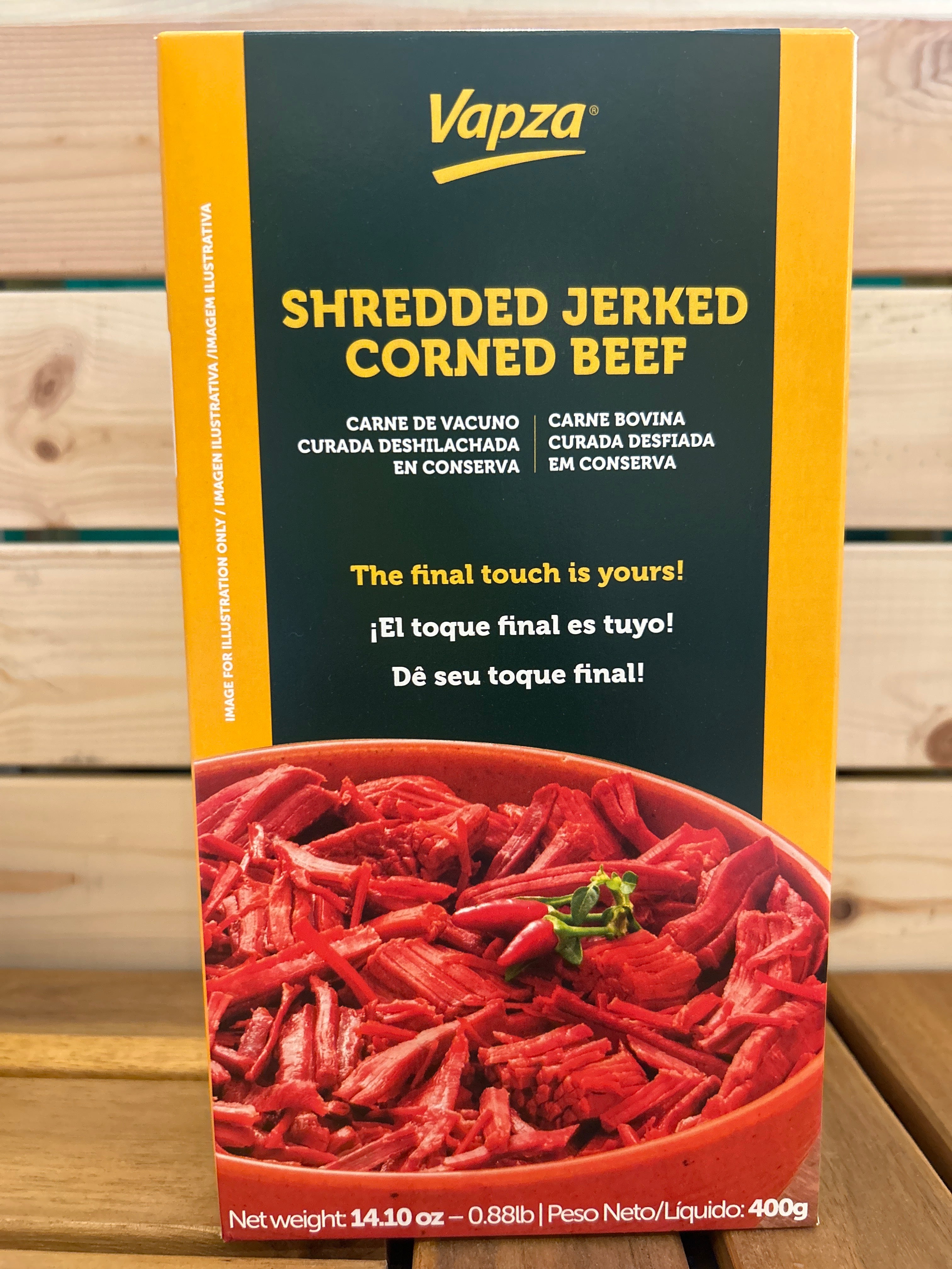 Carne Secca Sfilacciata Cotta (Viande Sèche Effilochée Cuite) - VAPZA - 400g