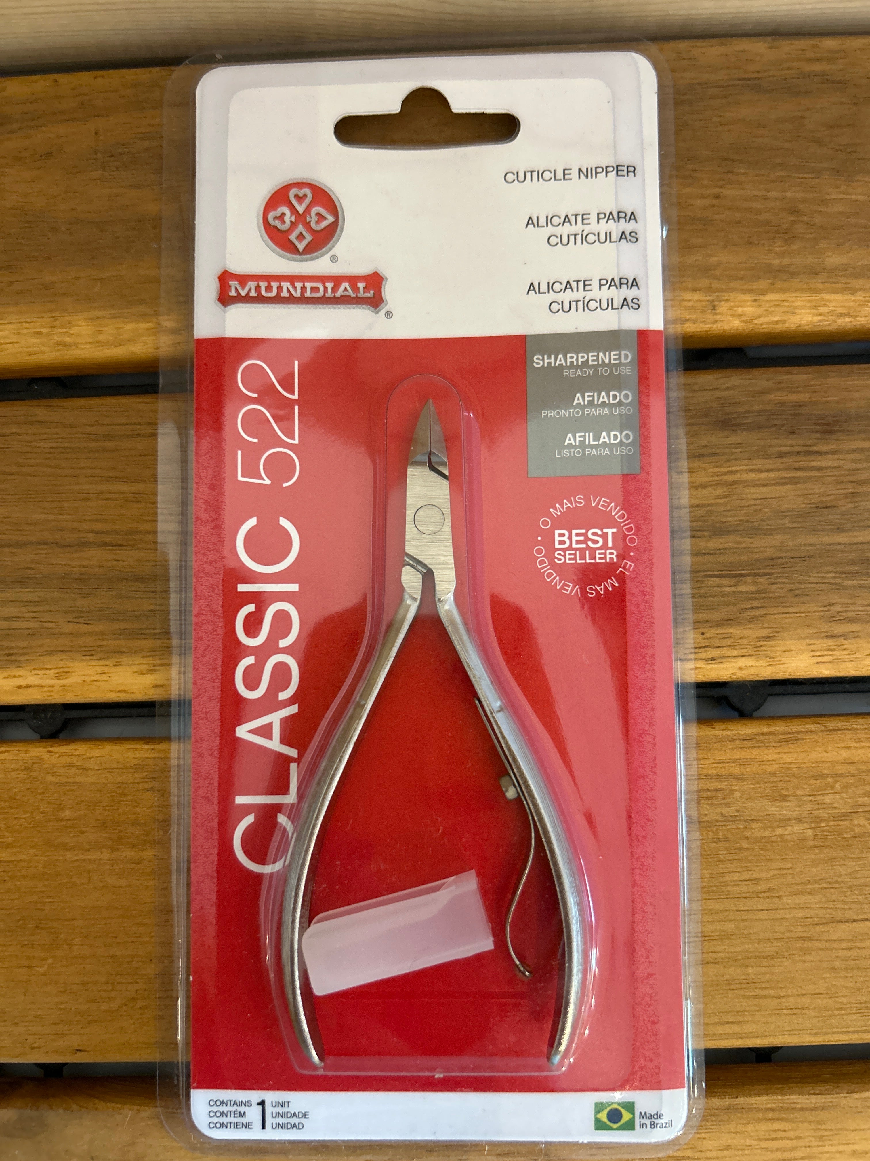 Stainless Steel Cuticle Nipper (Cuticle Nipper 522C) - MUNDIAL