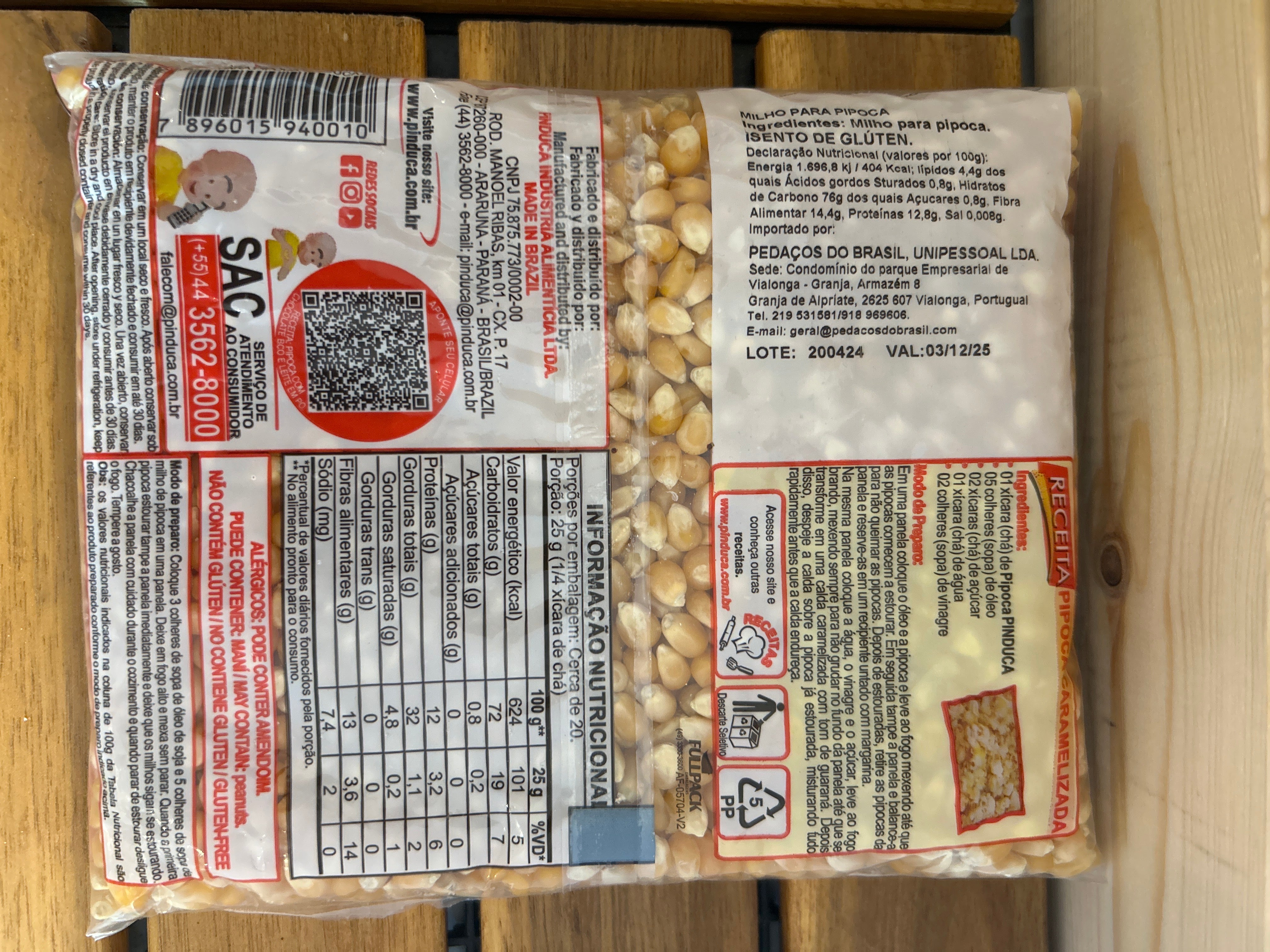 Maïs pour Pop-corn Gold (Maïs pop-corn) - PINDUCA - 500g