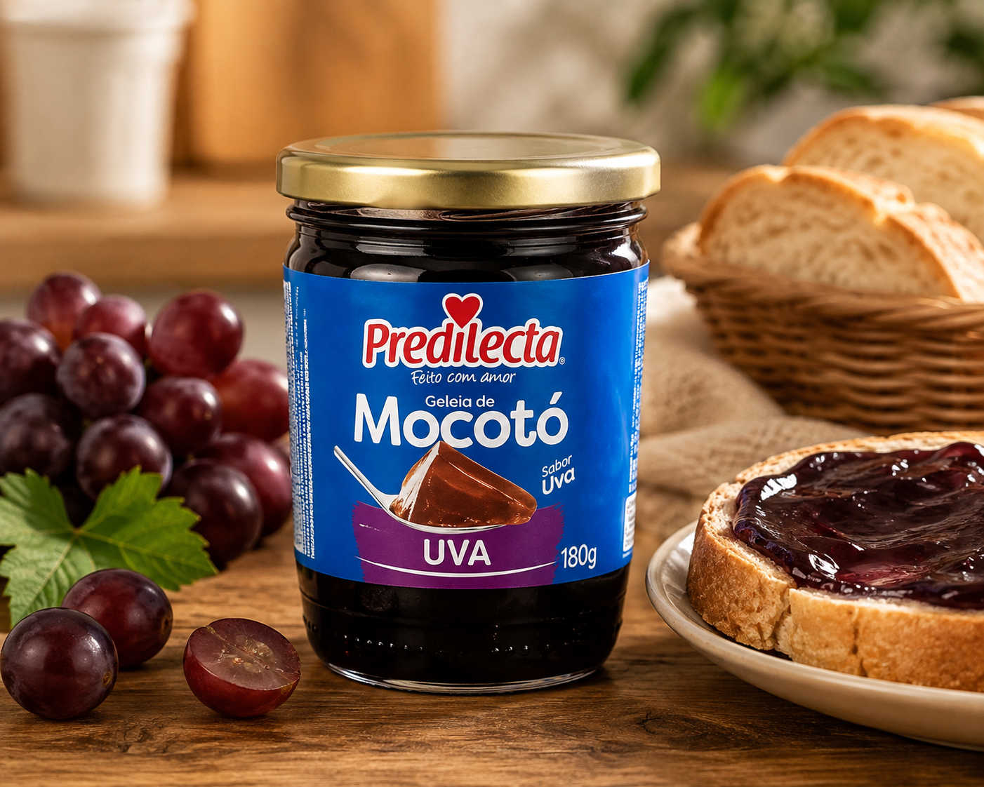 Gelée de Mocotó Saveur Raisin (Geléia de Mocotó sabor Uva) - PREDILECTA - 180g