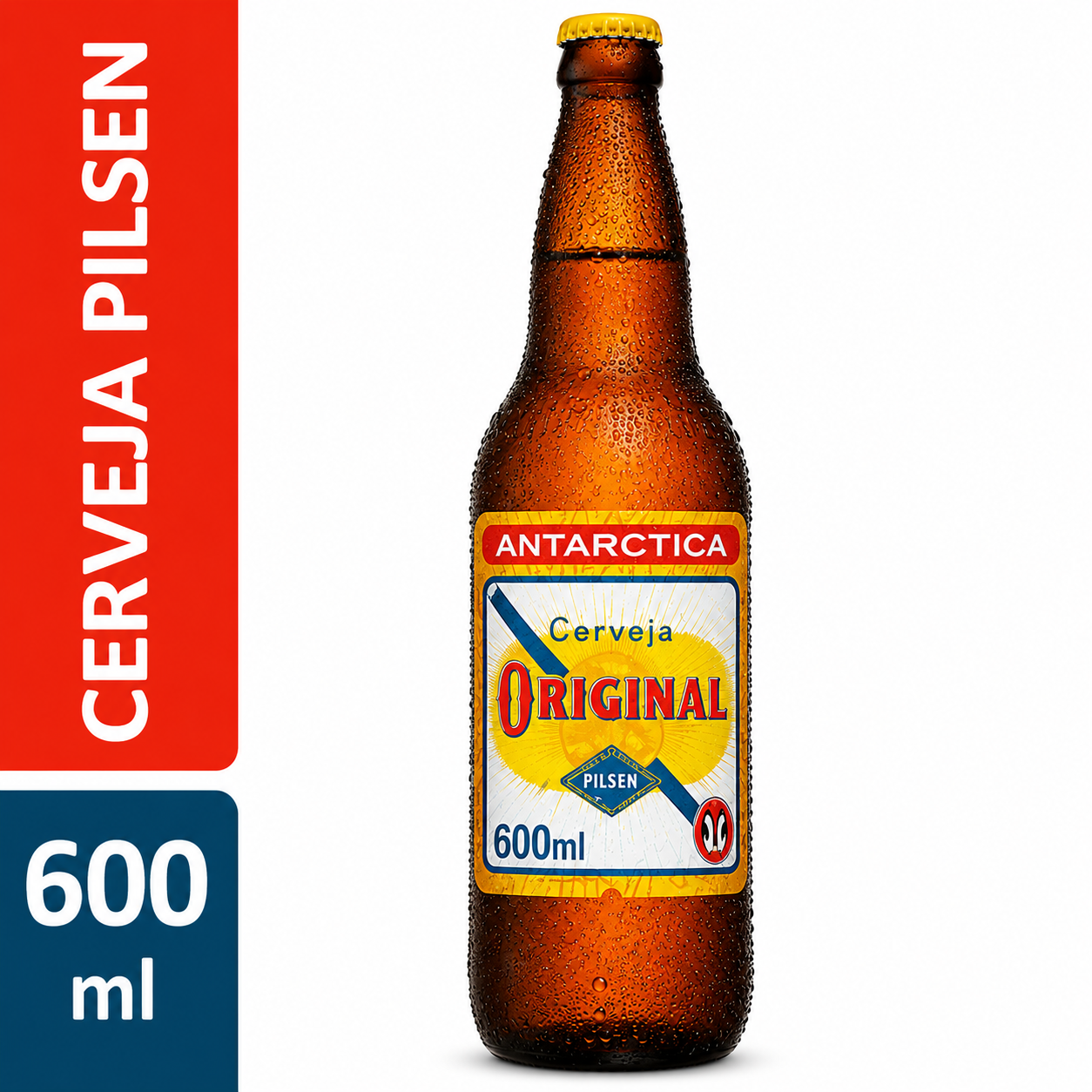 Bière brésilienne - Original Bouteille (Cerveja Original garrafa- ANTARCTICA - 600 mL