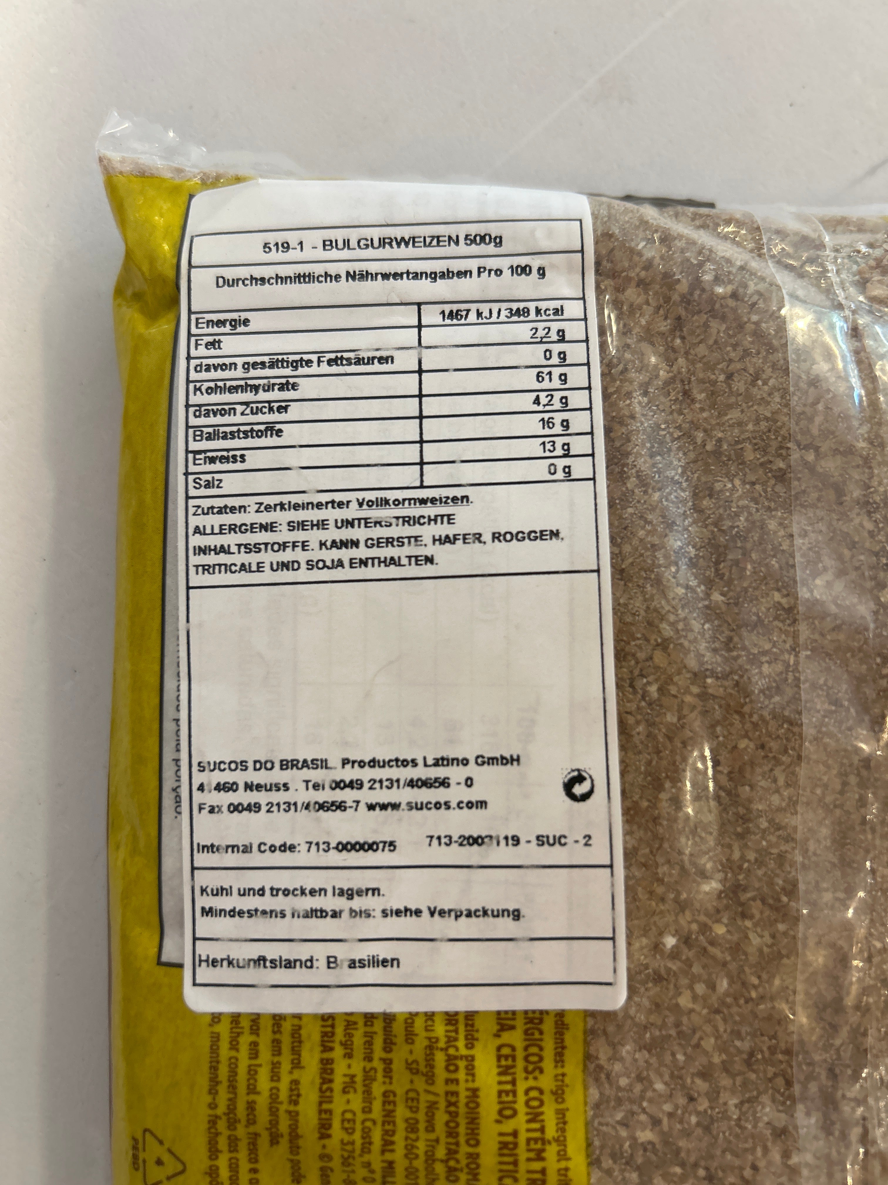 Combo - Grano per Kibe - YOKI - 500g - Acquista 4 unità e ottieni il 10% di sconto