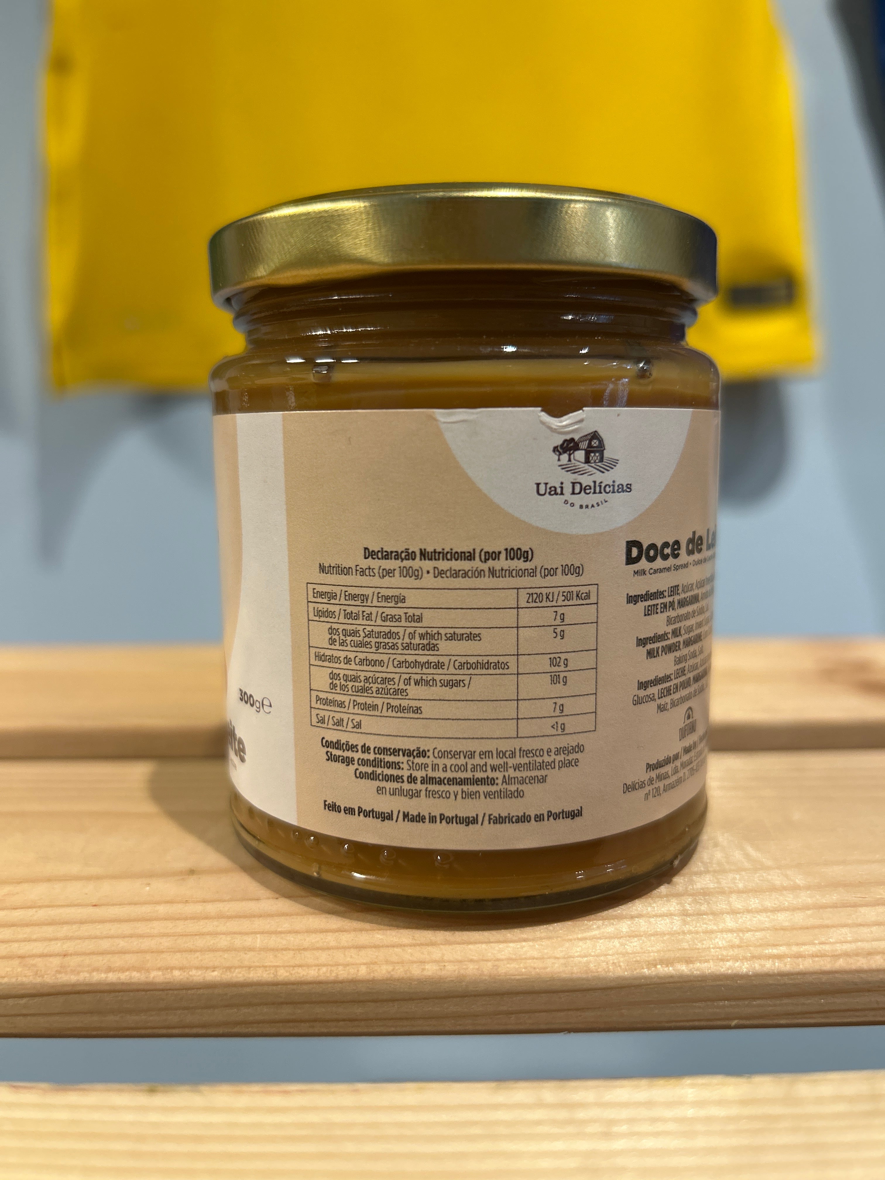 Confiture du lait (Doce de Leite)- Uai Delícias - 300g