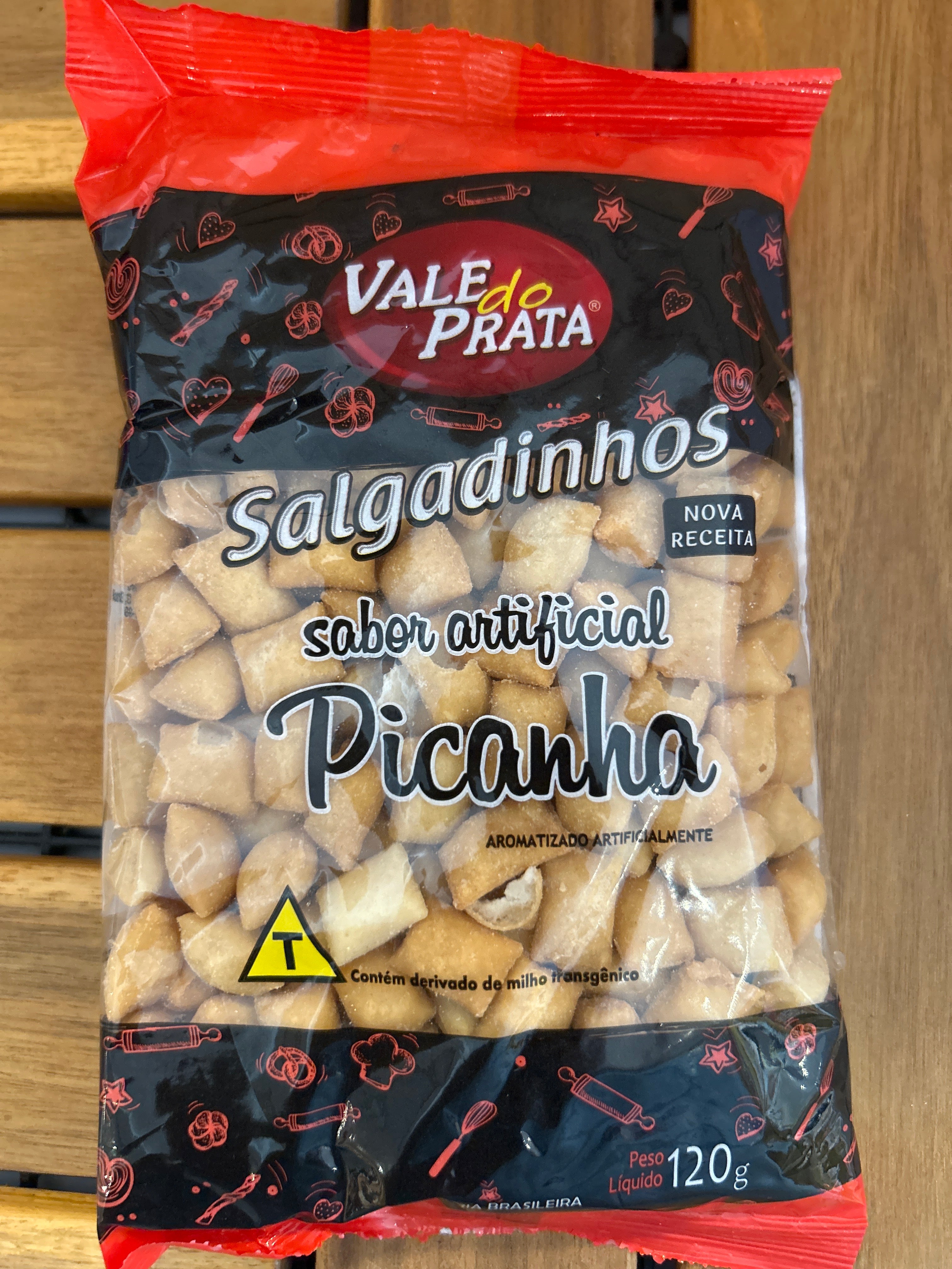 Picanha flavor snack (Picanha flavored salty snack) - VALE DO PRATA - 120g