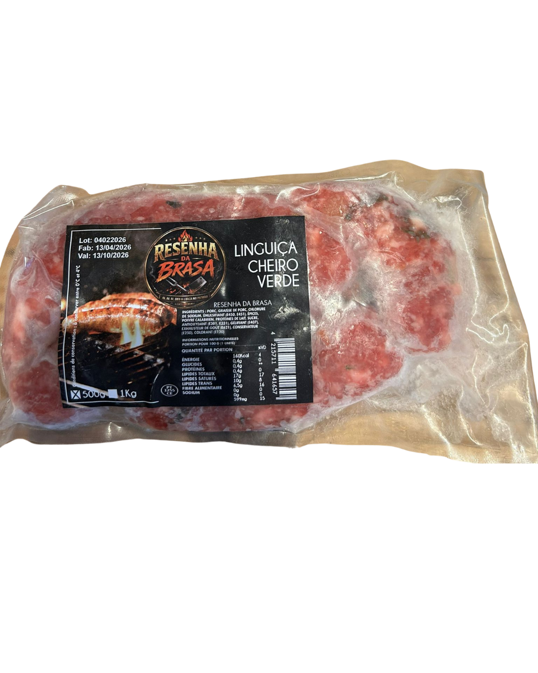 Saucisses aux herbes (Linguiça Cheiro Verde) - RESENHA DA BRASA - 500g