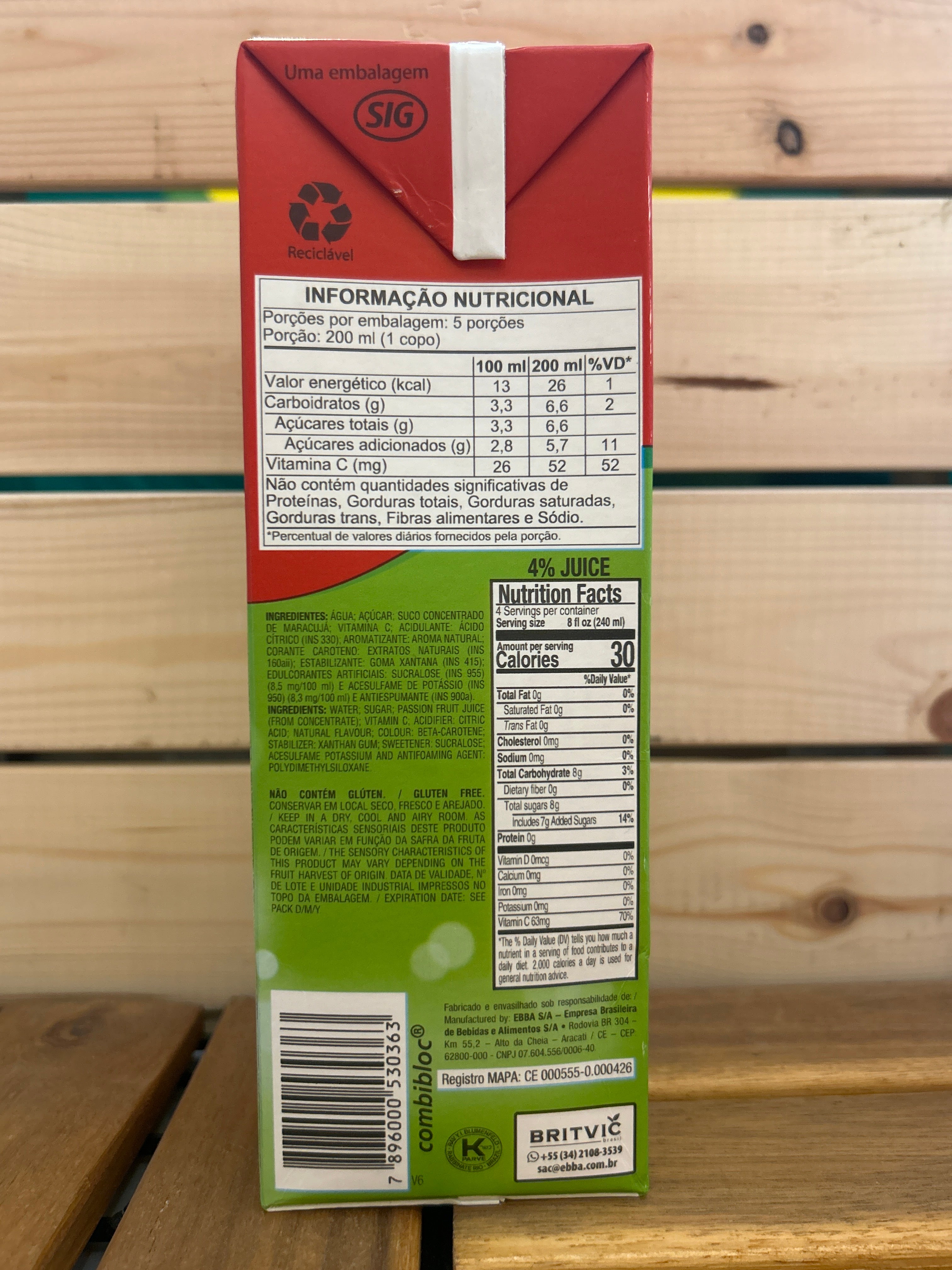 Jus de Fruits (Fruit de la passion) (Jus de Fruit de la Passion Prêt) - MAGUARY - 1L