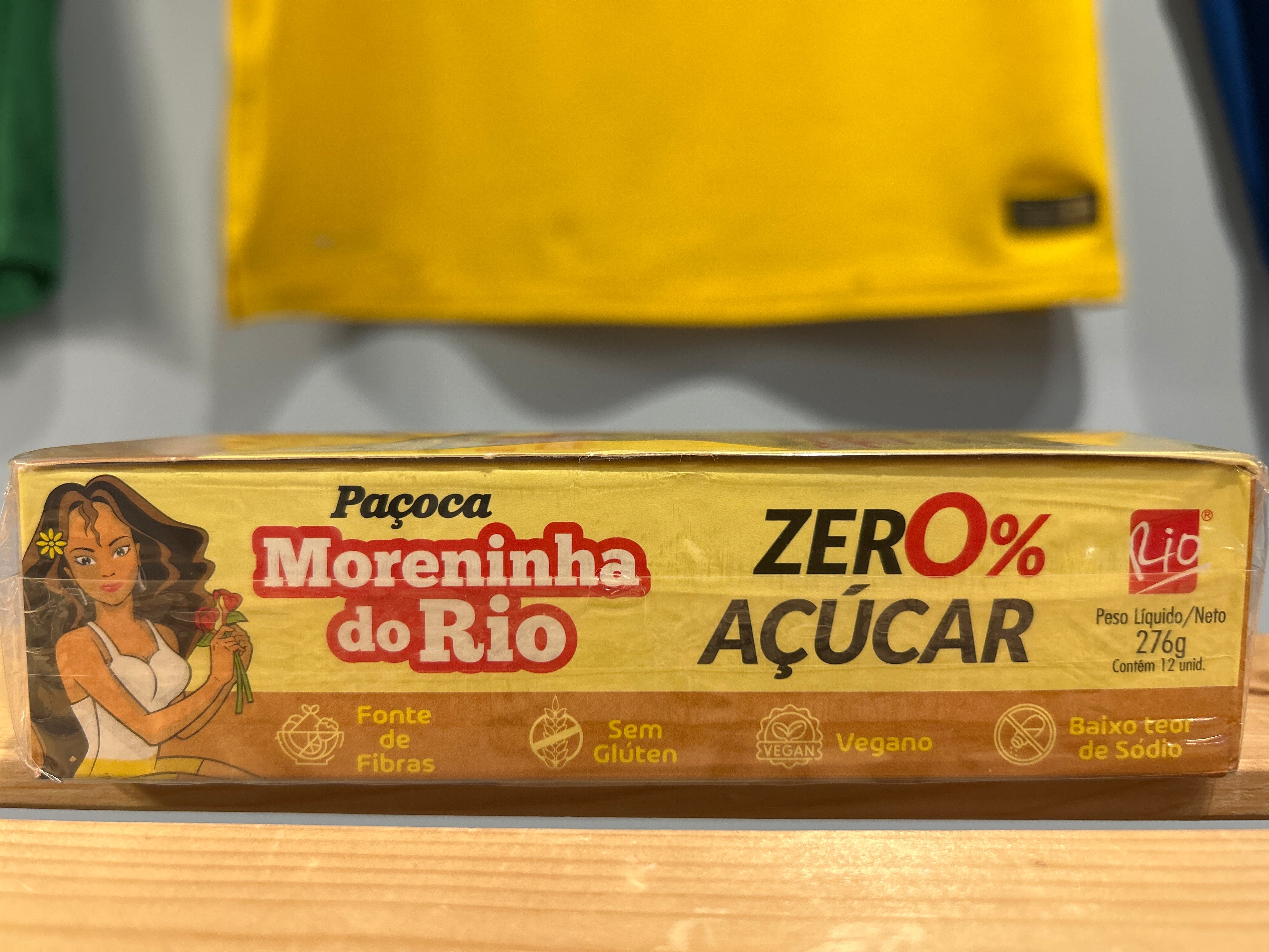 Dolcezza polvere di arachidi zero zucchero forma rettangolare (Paçoca Quadrada Zero Zucchero) MORENINHA DO RIO - 276g