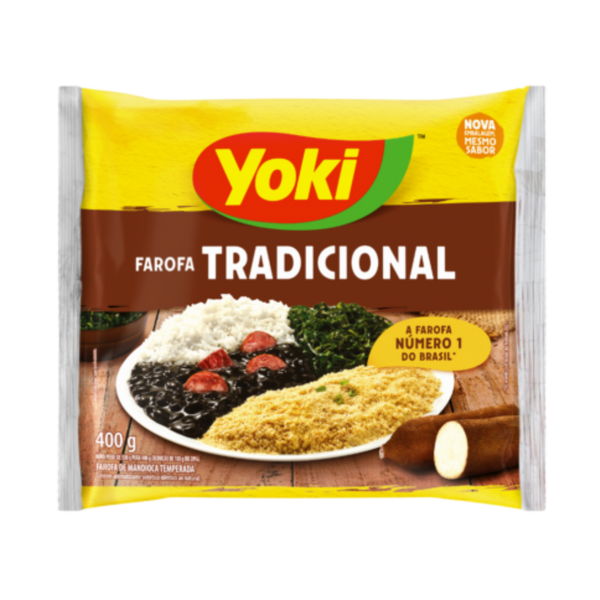 Farine de manioc assaisonnée (Farofa de Mandioca Tradicional) - YOKI - 400g