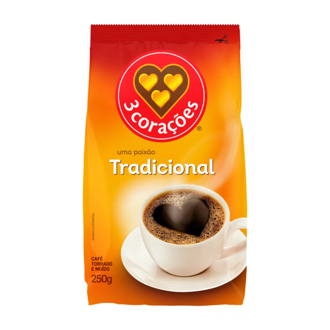 Traditional Coffee - THREE HEARTS - 250g - Promotion
