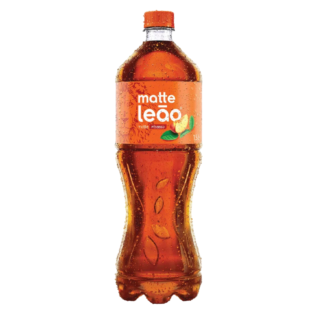 Thé Maté Glacé alla Pesca (Tè Maté Freddo alla Pesca) - LEÃO - 1,5L