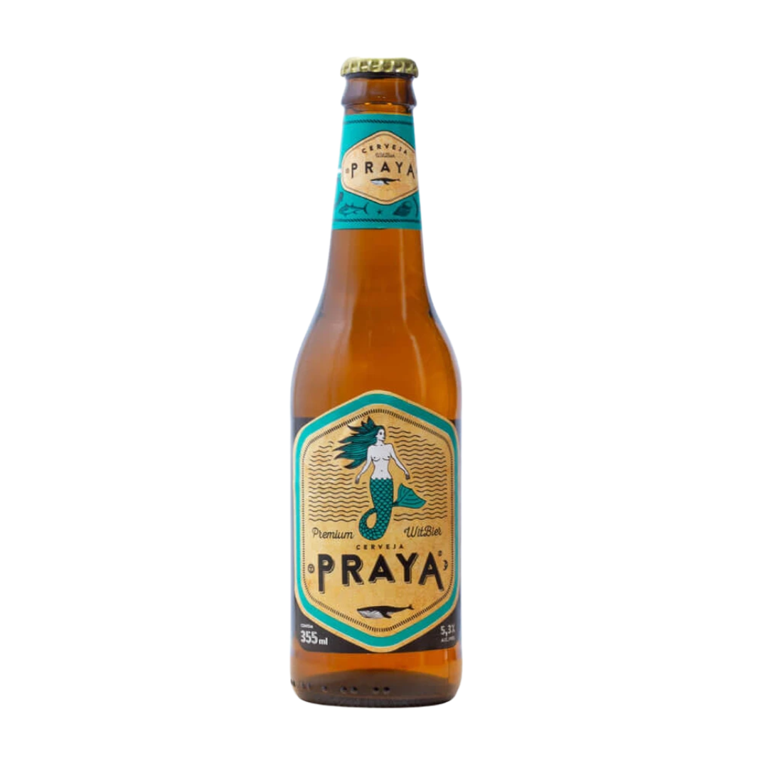 Birra brasiliana Witbier PRAYA bottiglia (Birra witbier - PRAYA) - Bottiglia 355 ml - Praya
