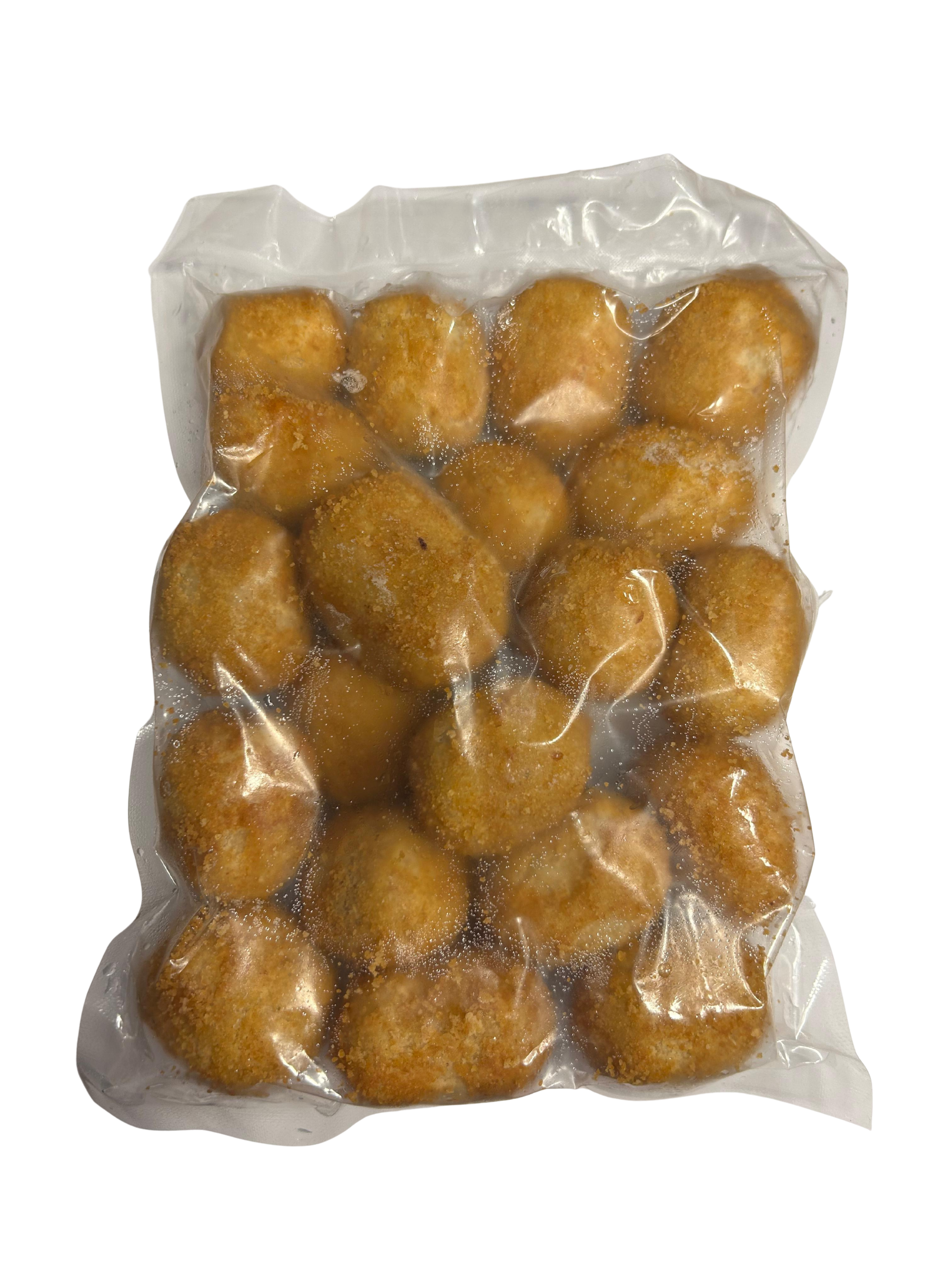 Bouchées au fromage (Bolinha de Queijo Frita Congelada) - frits et surgelés – Paquet moyen – 20 unités de 25 g (500 g)