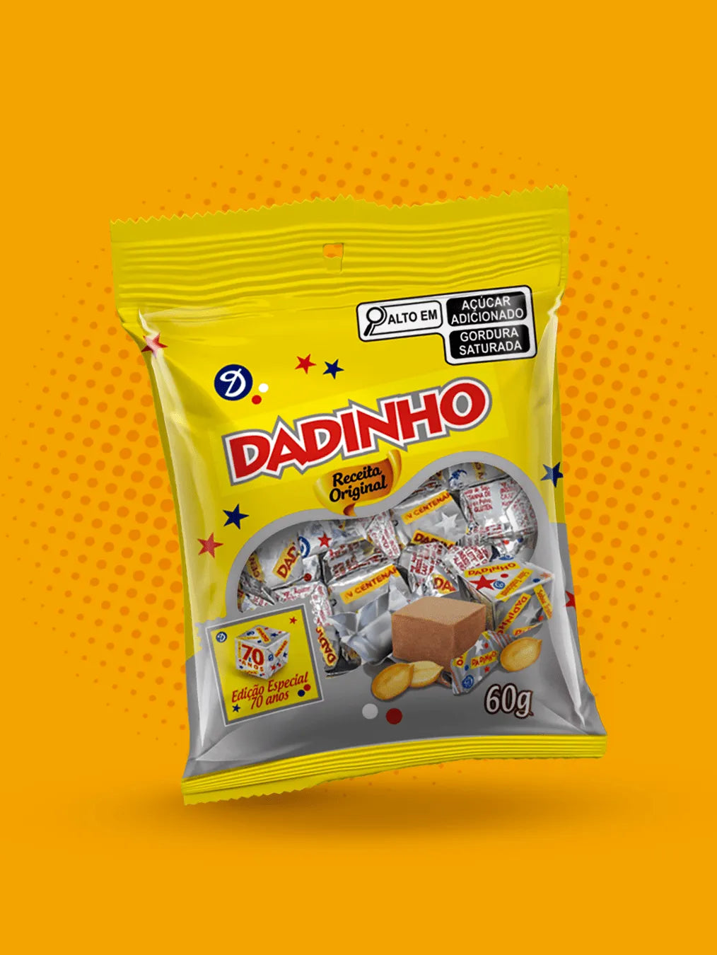 Caramelle al gusto di arachidi (Bala Dadinho) - 60g