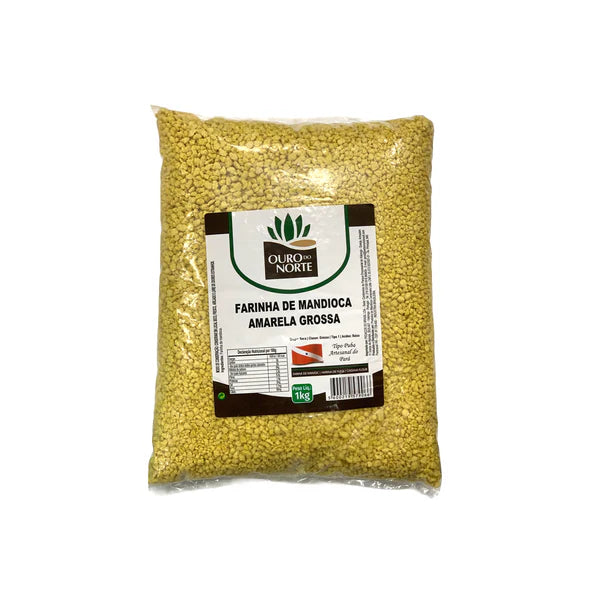 Farine d'Eau Jaune Épaisse (Farinha D’Água Amarela Grossa - Farinha de Puba) - IGUARIAS DU NORD - 1kg