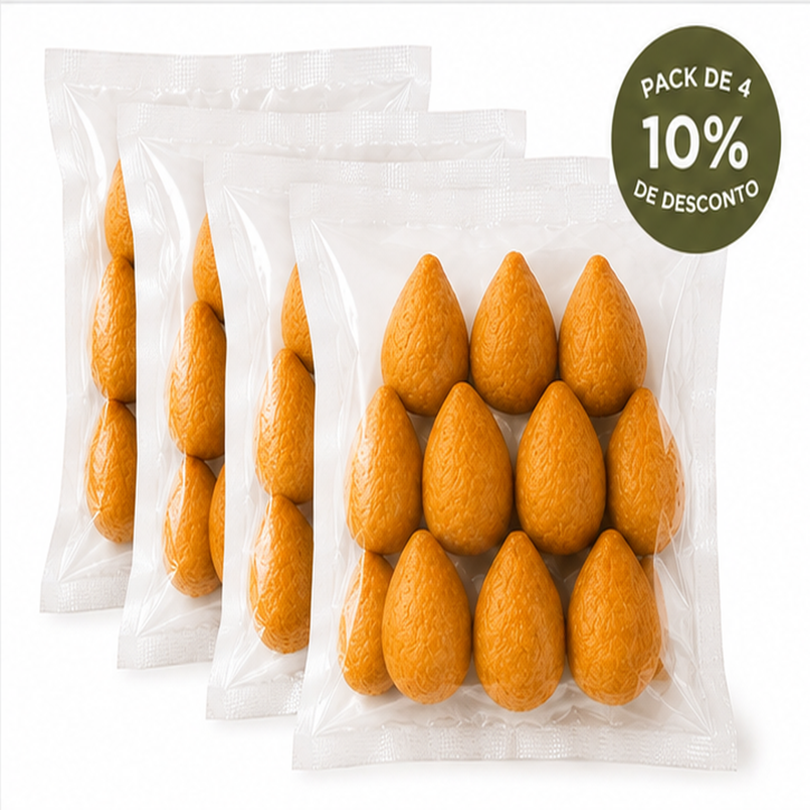 Golden shredded chicken fritters (Chicken drumstick) – fried and frozen – Small pack – 10 units of 25 g (250 g)