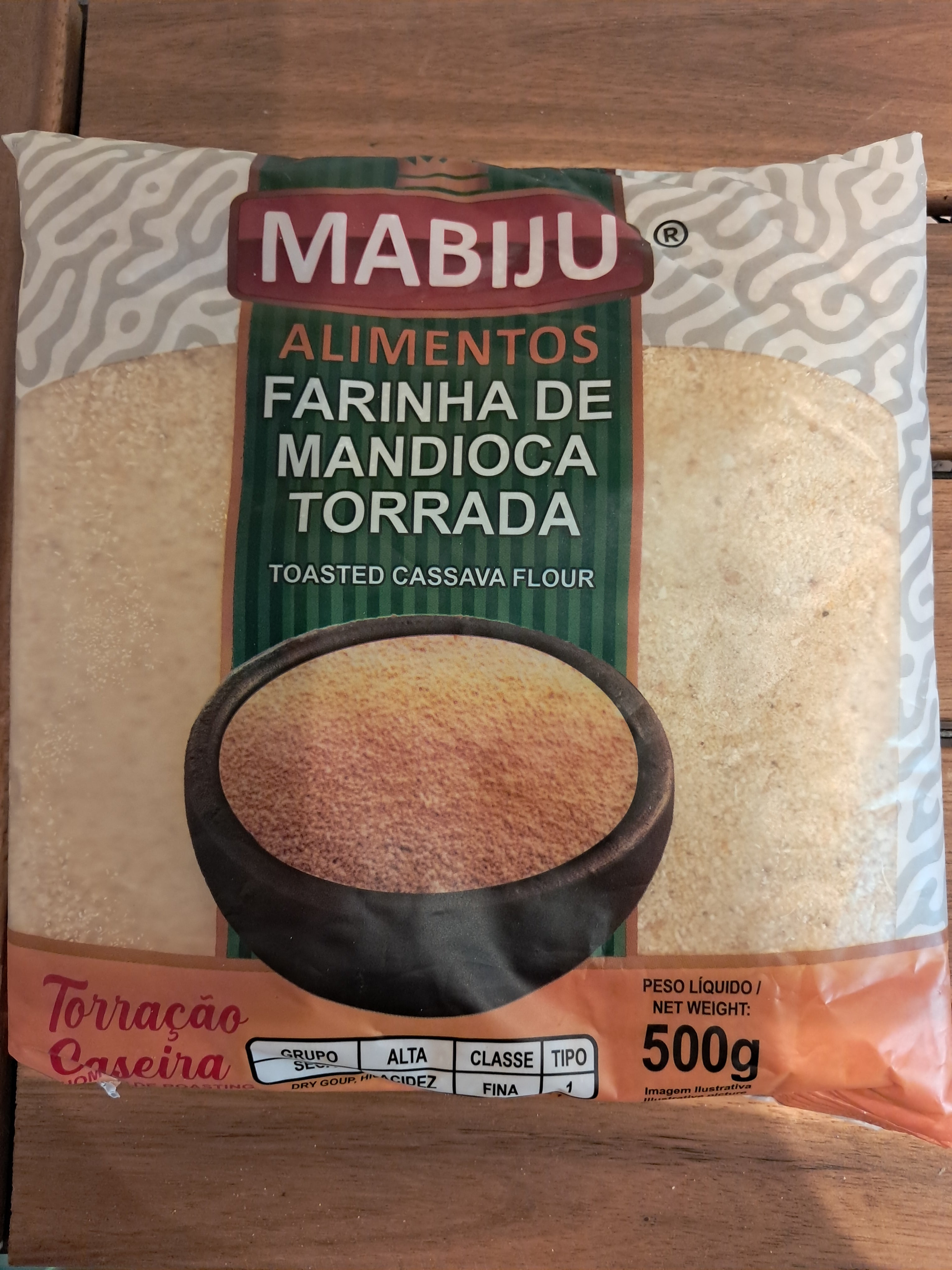 Farina di Manioca Tostata (Farinha de Mandioca Torrada) - MABIJU - 500g