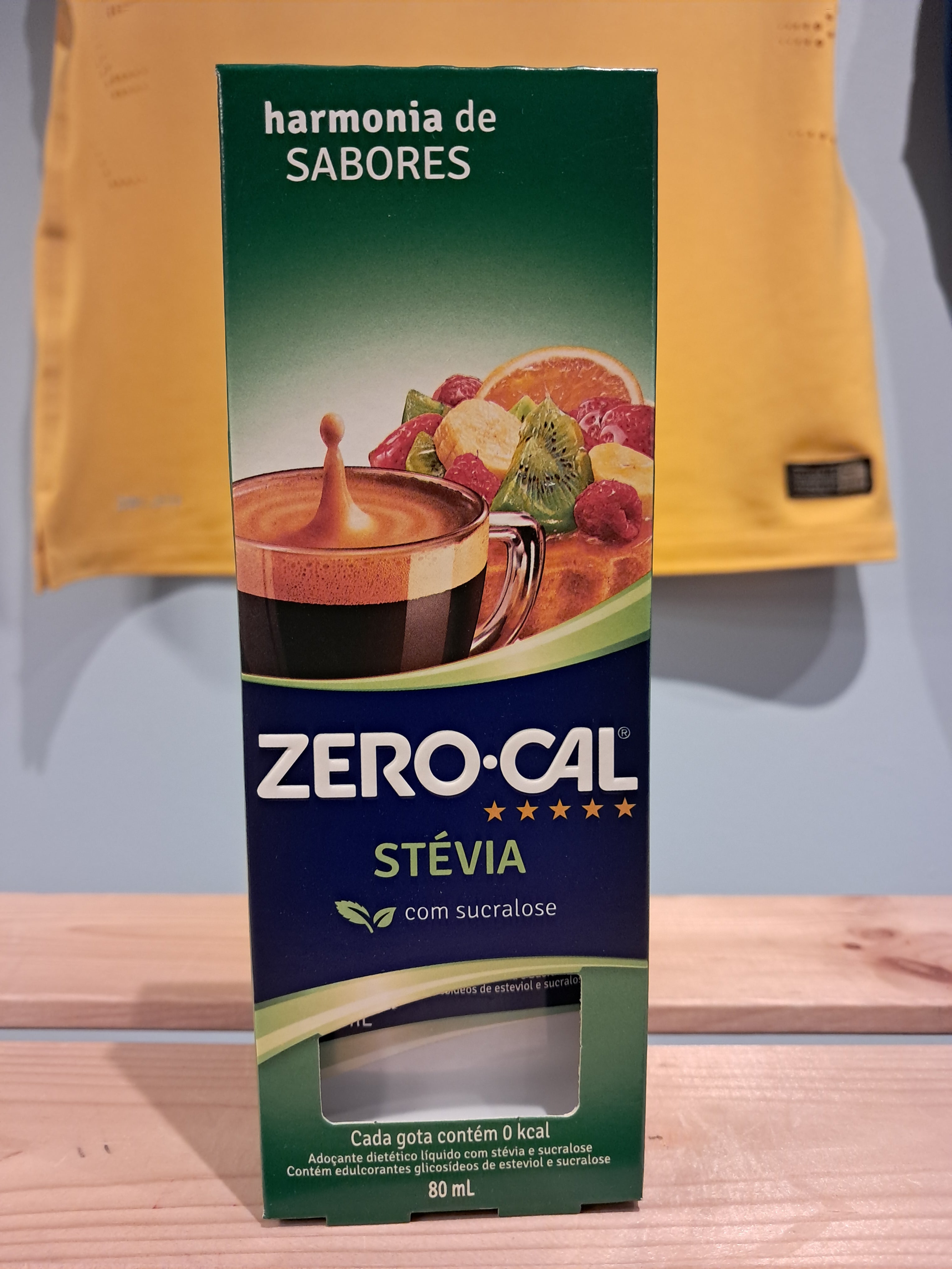 Édulcorant Stévia (Adoçante Stévia) - ZERO-CAL - 80ml