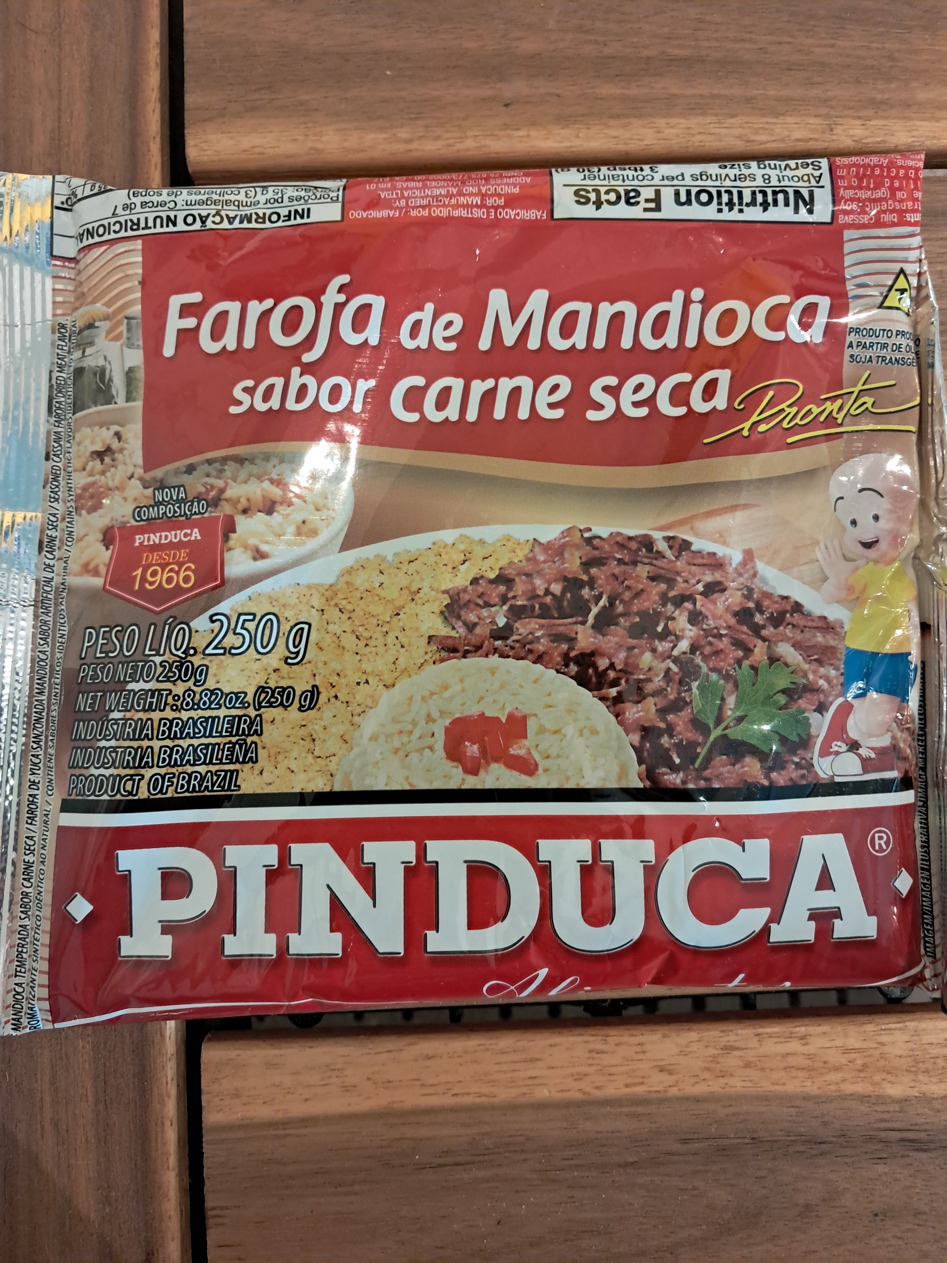 Farofa di Manioca con Carne Secca (Farofa di Mandioca Carne Seca) - PINDUCA - 250g