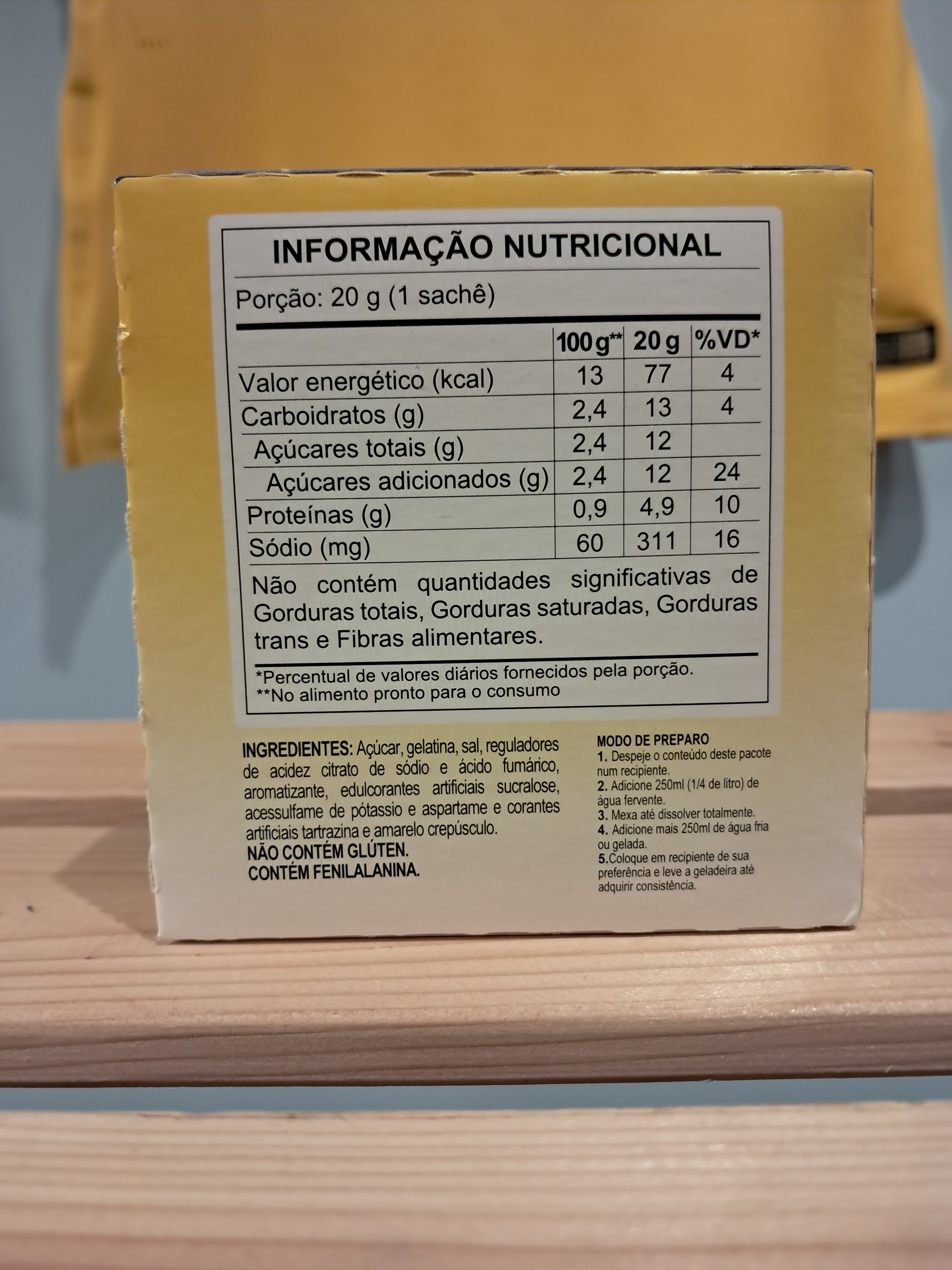 Gelatina in Polvere Gusto Ananas (Gelatina in Polvere Ananas) - TRISANTI - 20g