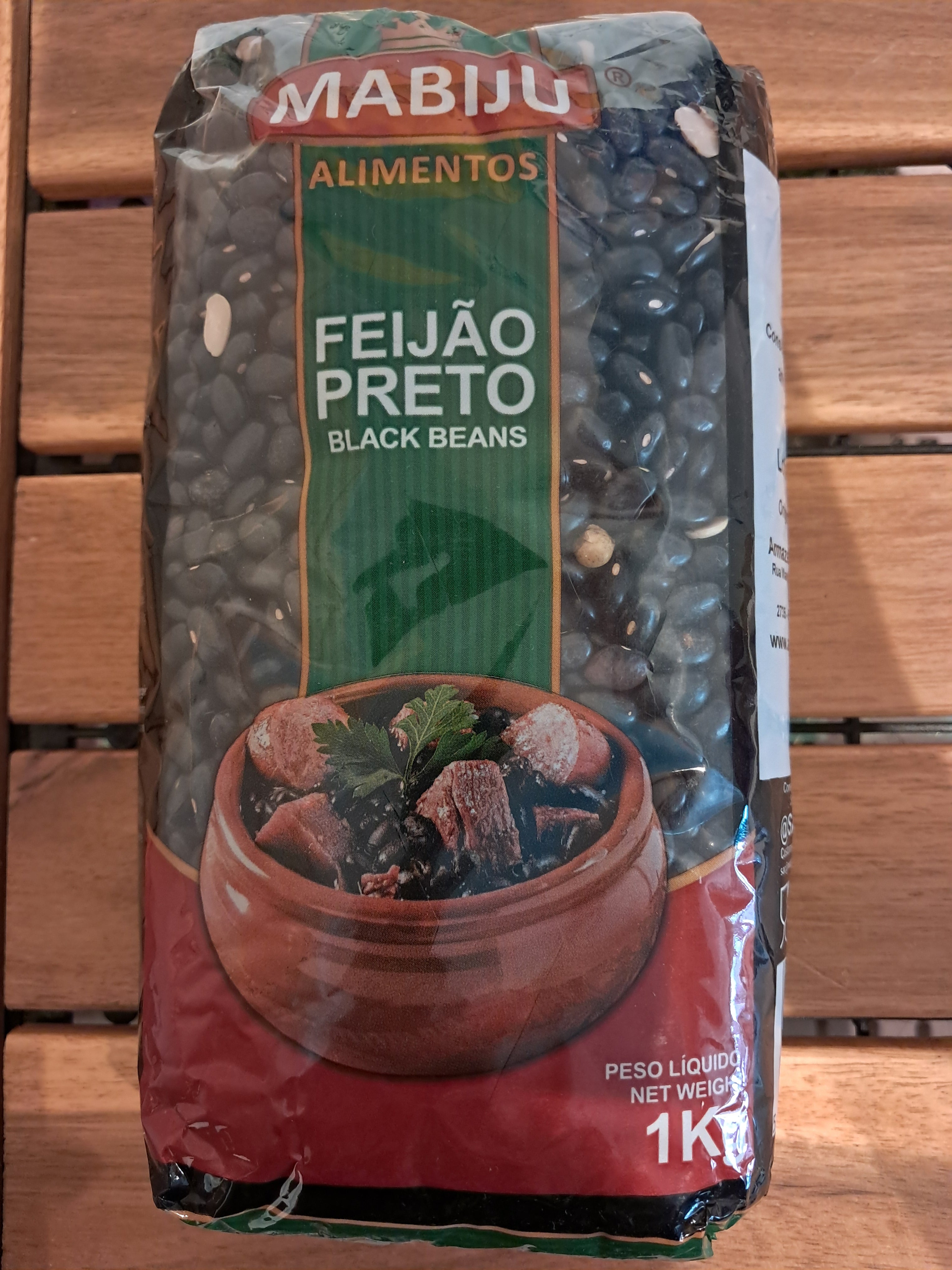 Fagiolo Nero (Haricot Noir) - MABIJU - 1kg