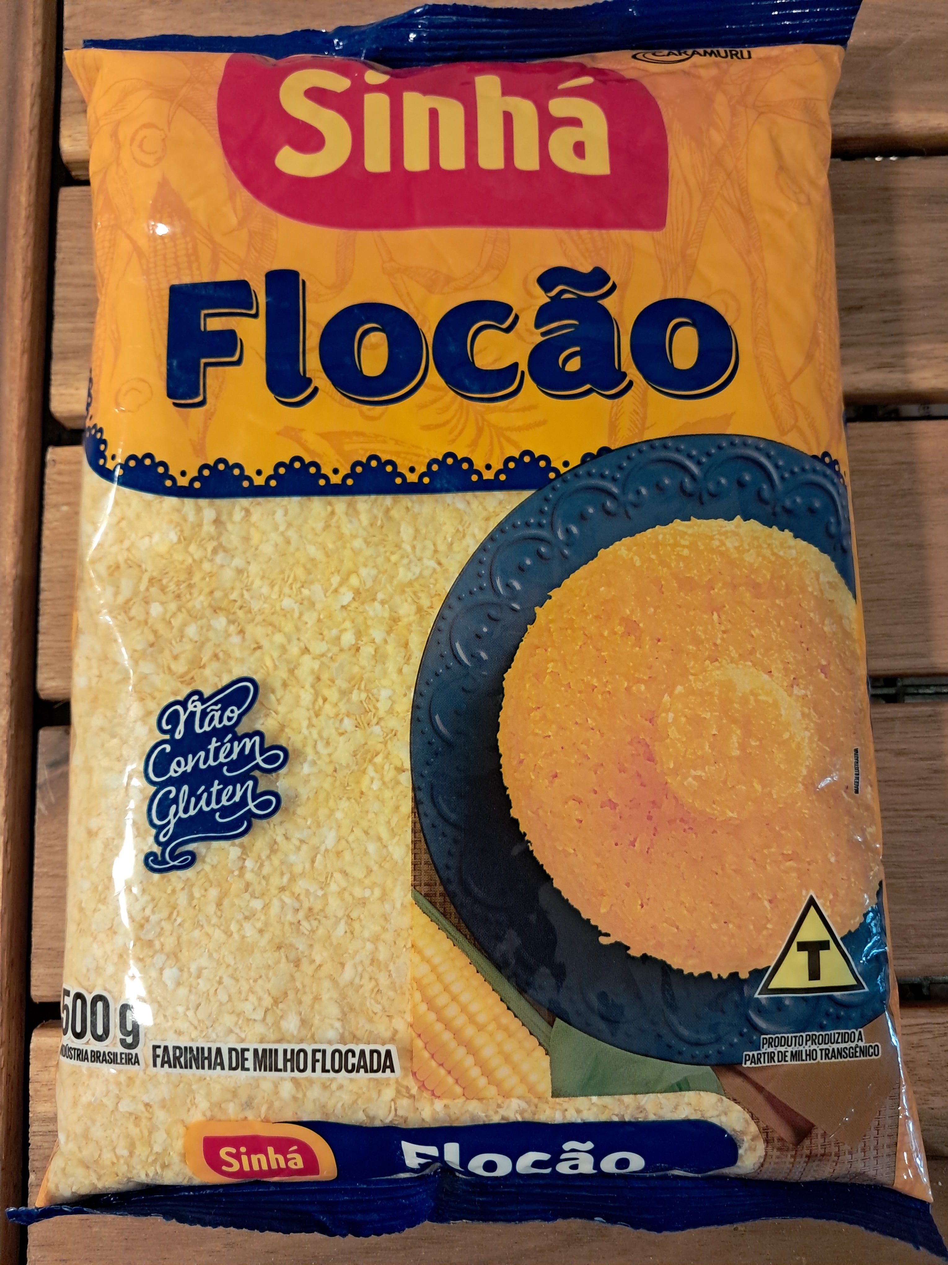 Flocons de maïs (Farinha de Milho Flocão) - SINHÁ - 500 g