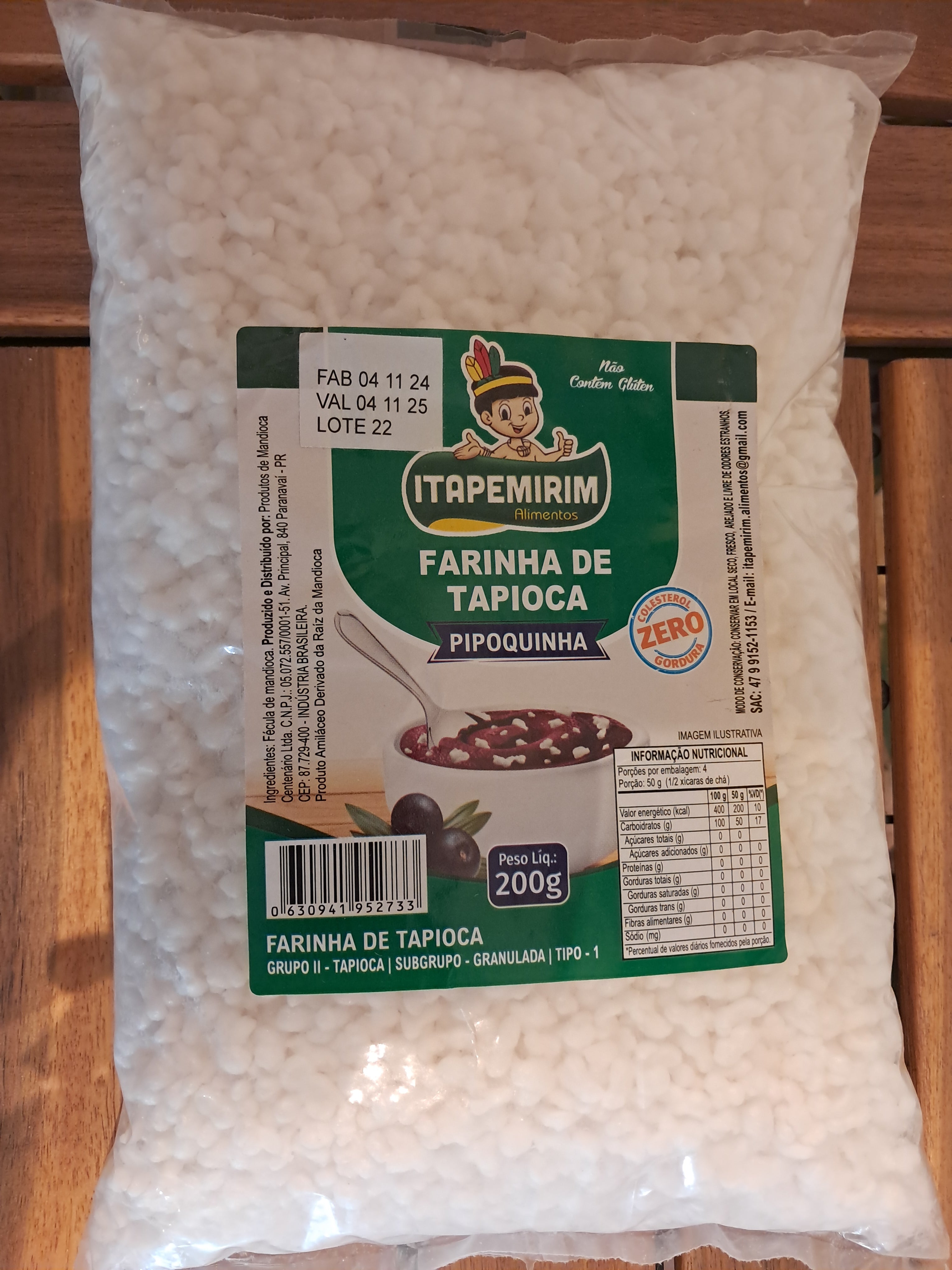 Farina di Manioca Soffiata (Tapioca Floccata Tipo Polistirolo) - ITAPEMIRIM - 200g